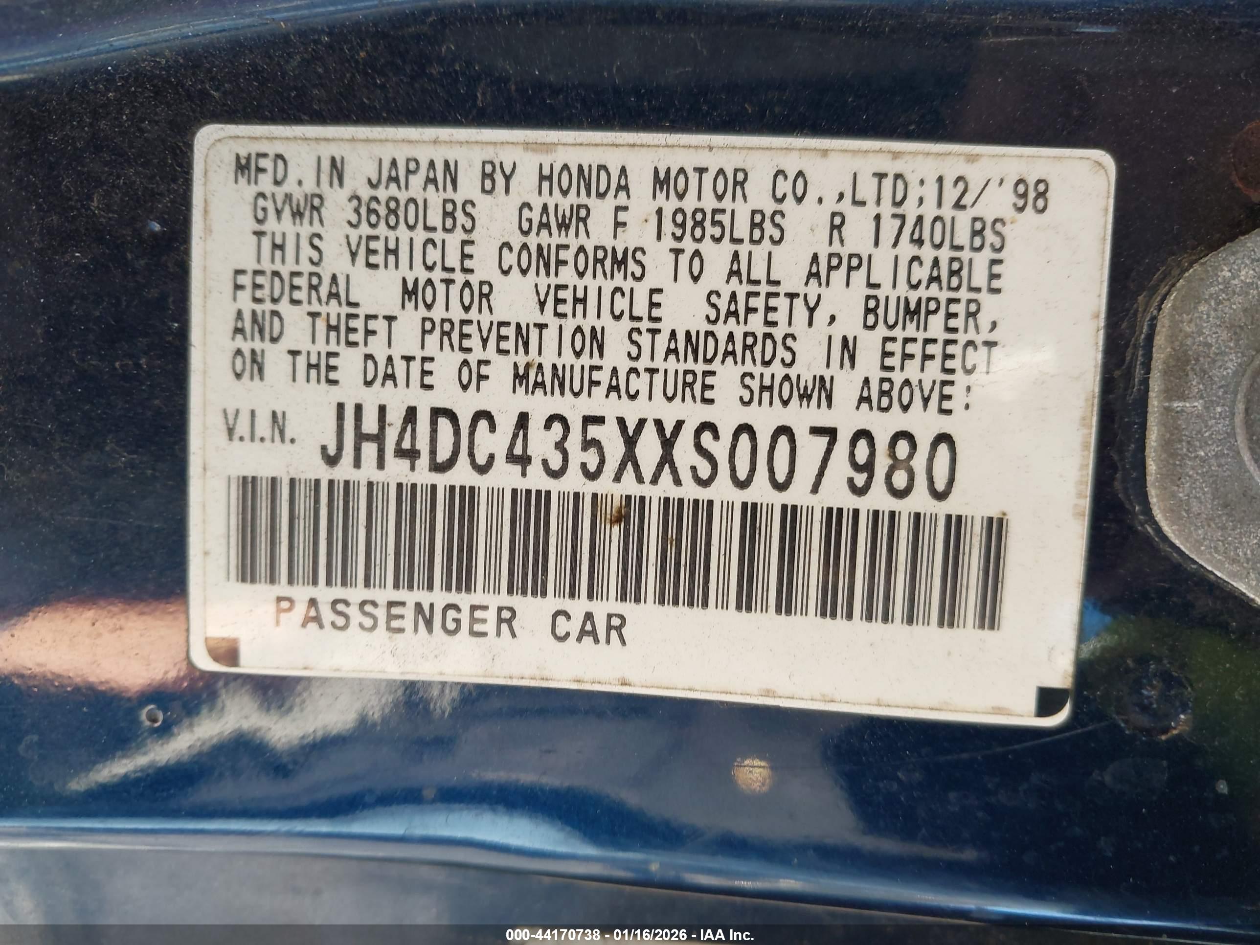 ACURA INTEGRA image 9