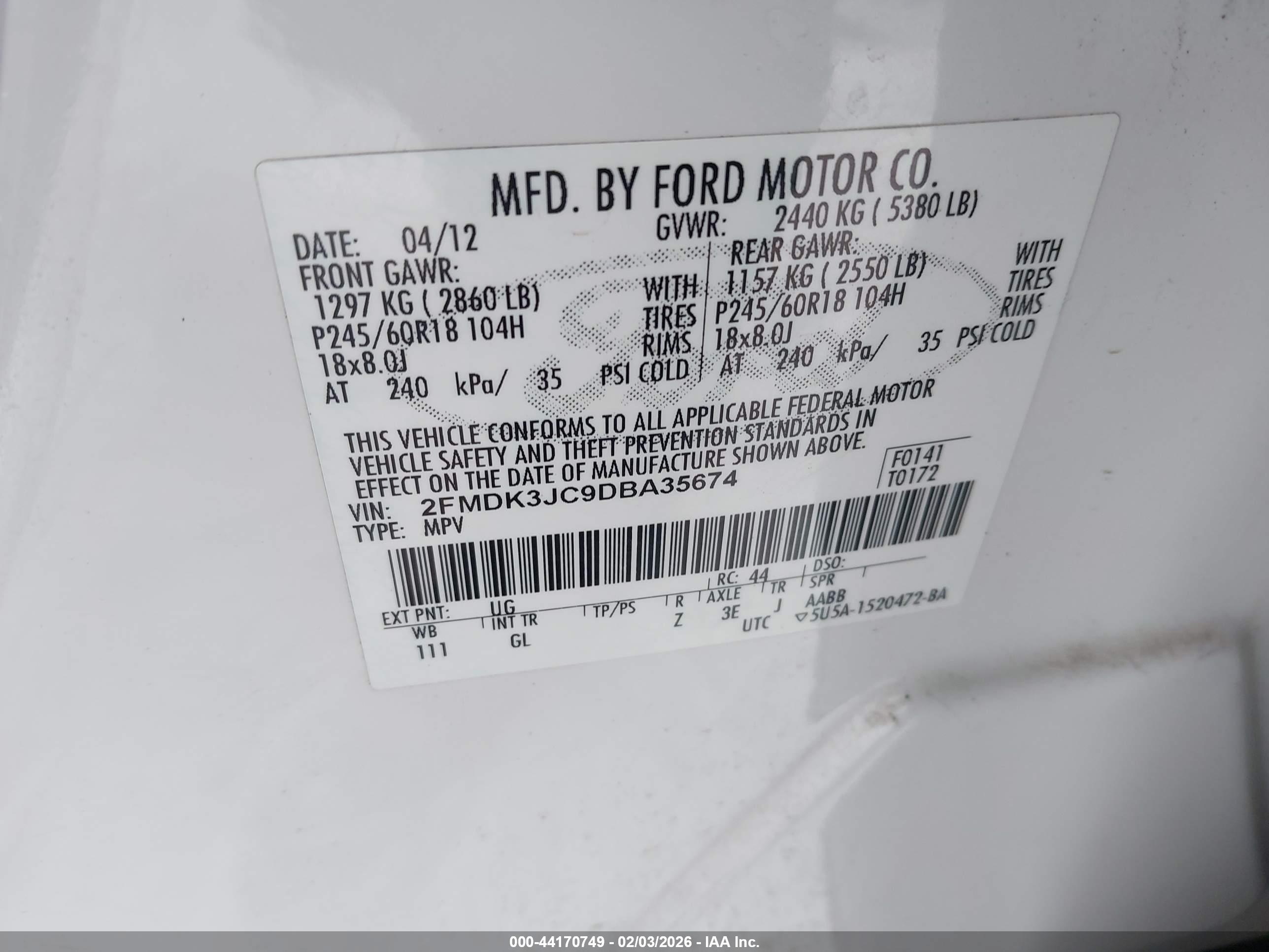 FORD EDGE image 9