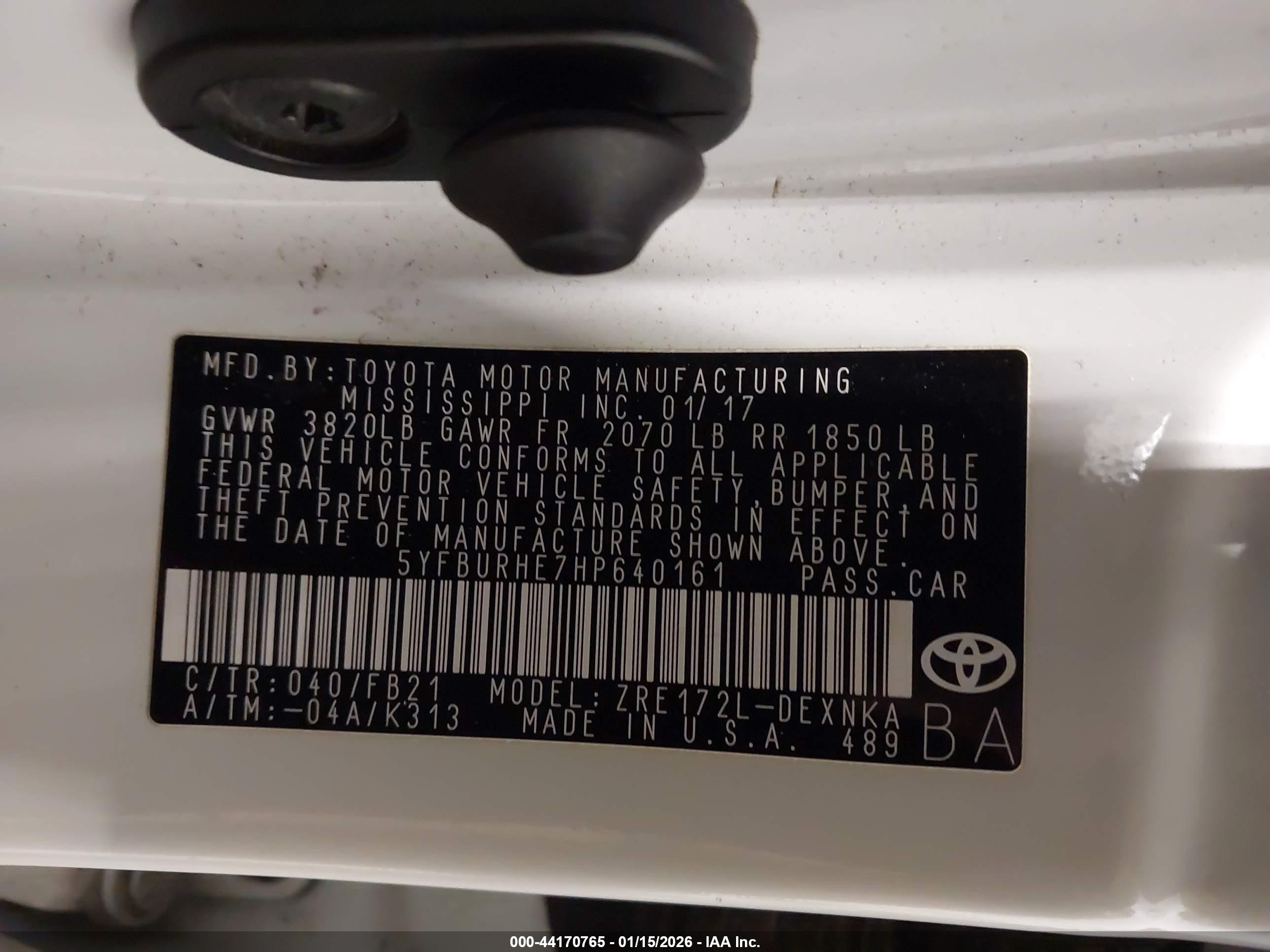 TOYOTA COROLLA image 9