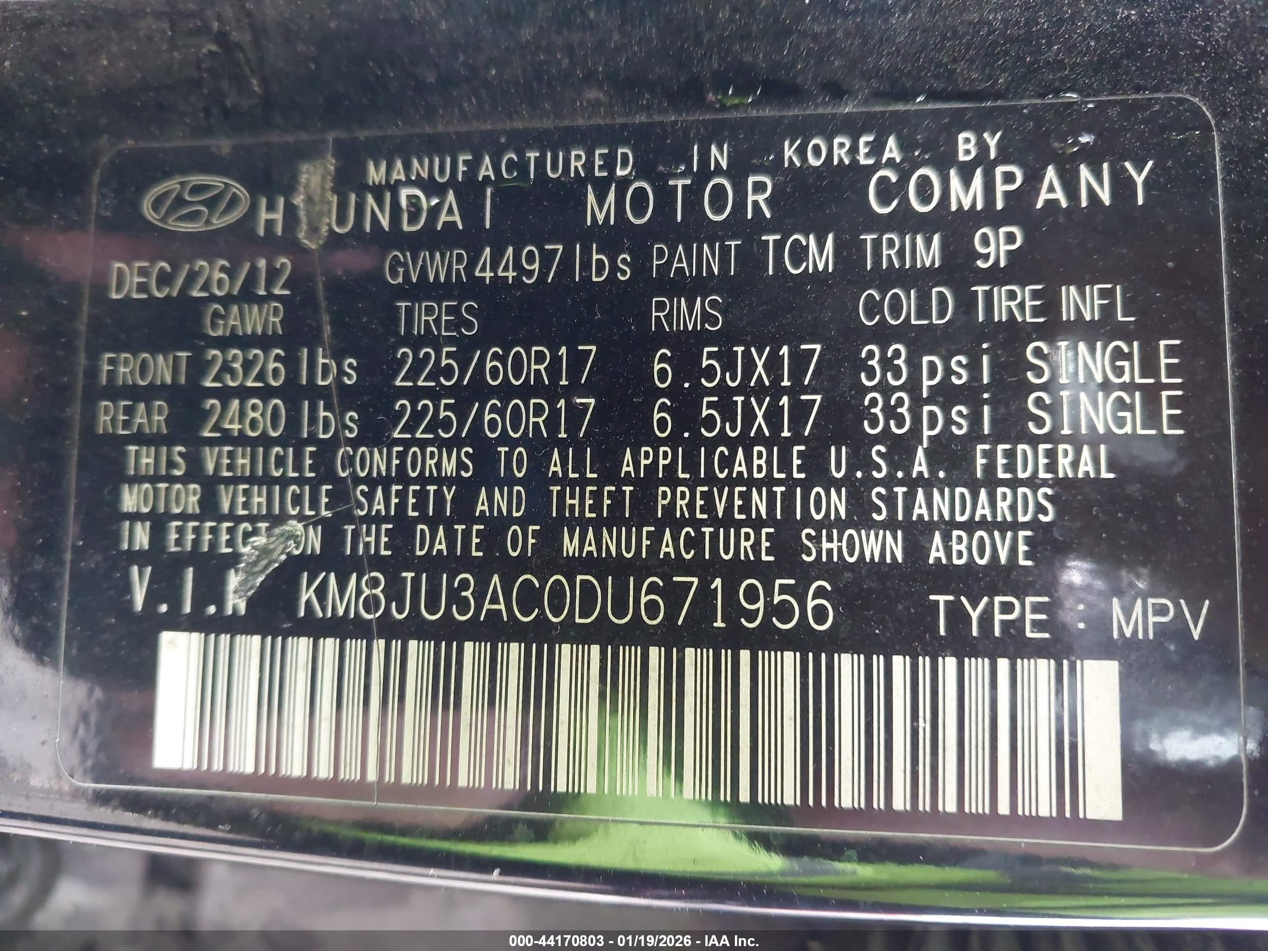 HYUNDAI TUCSON image 9