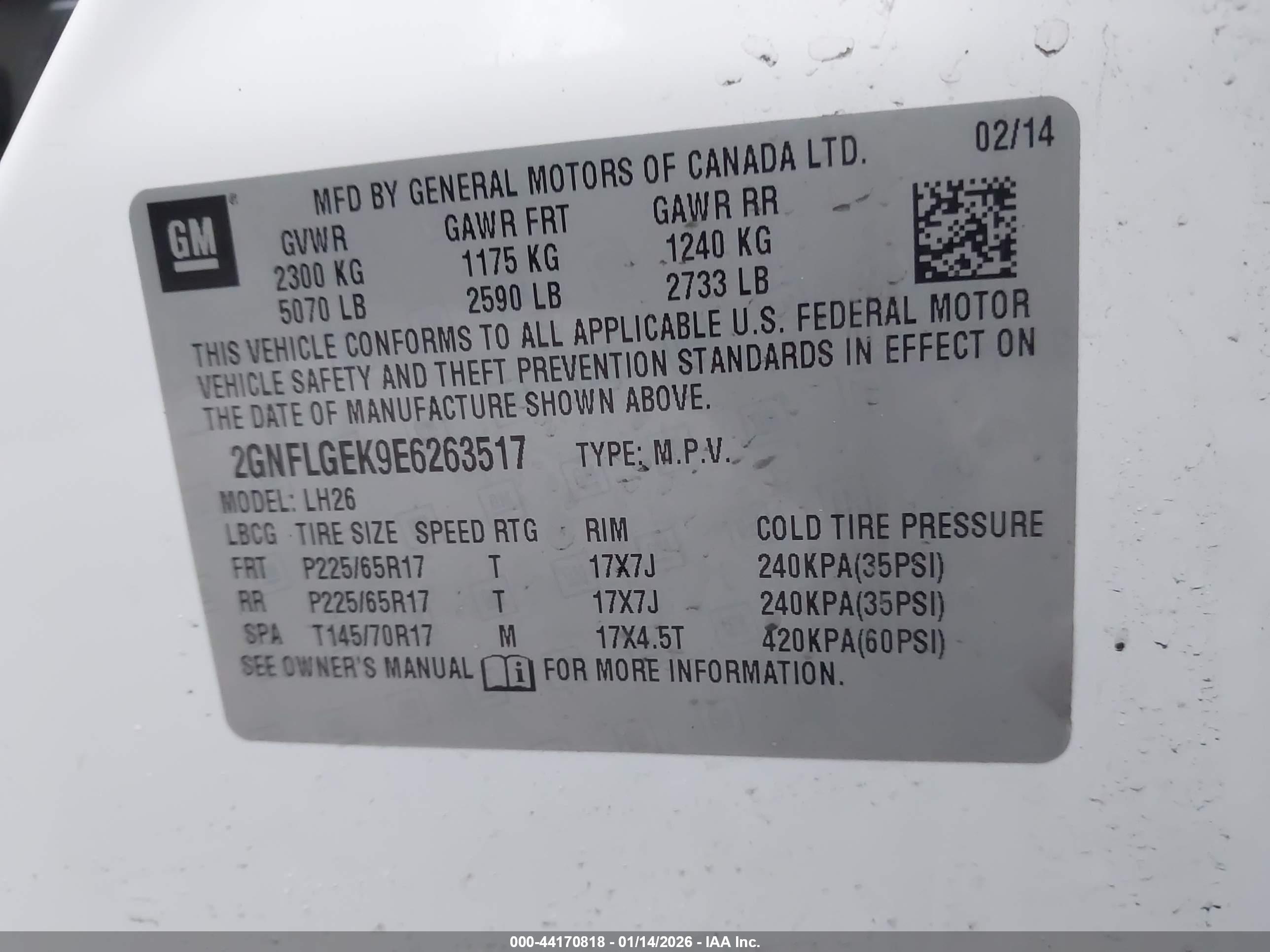 CHEVROLET EQUINOX image 9