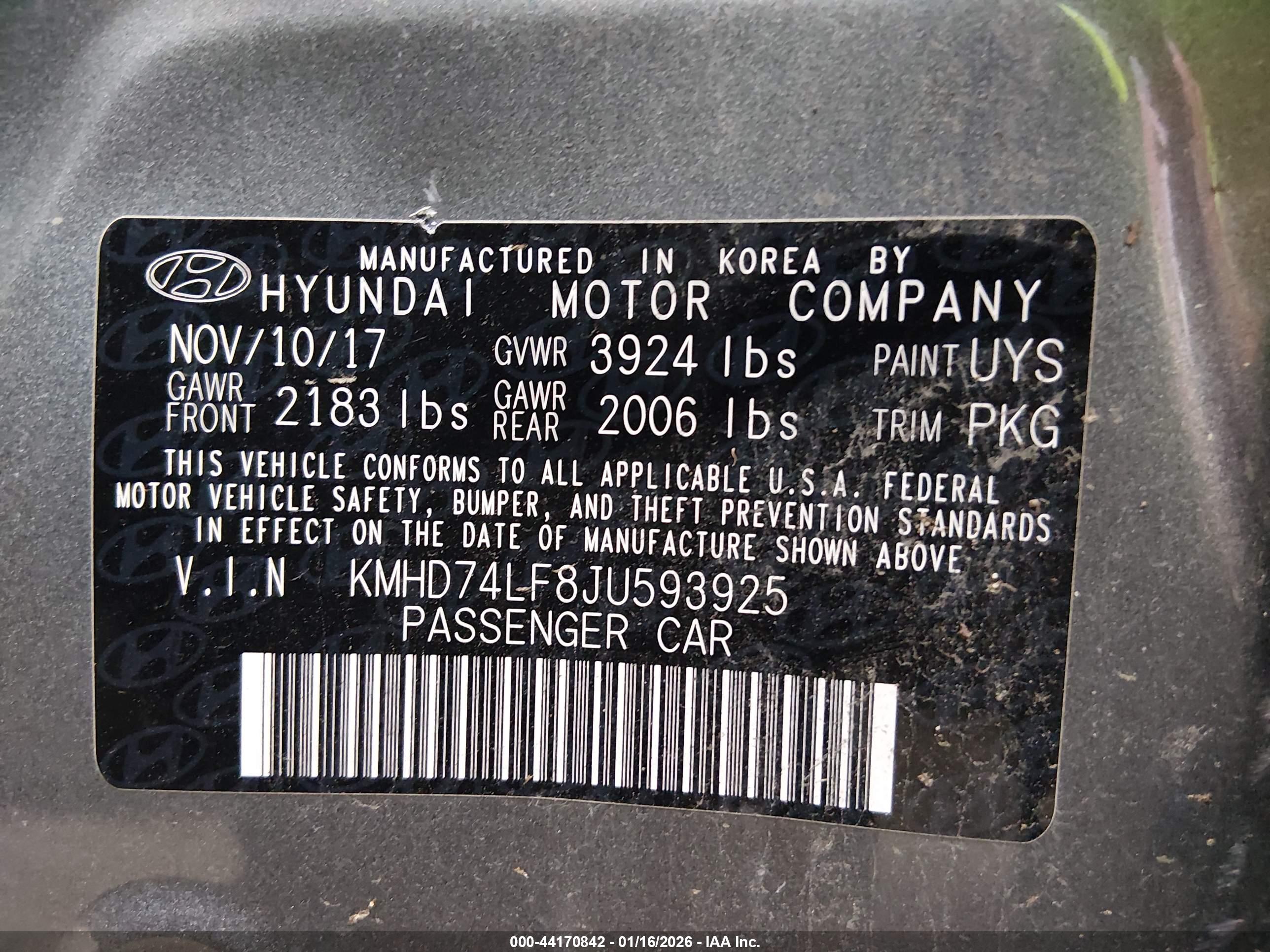 HYUNDAI ELANTRA image 9
