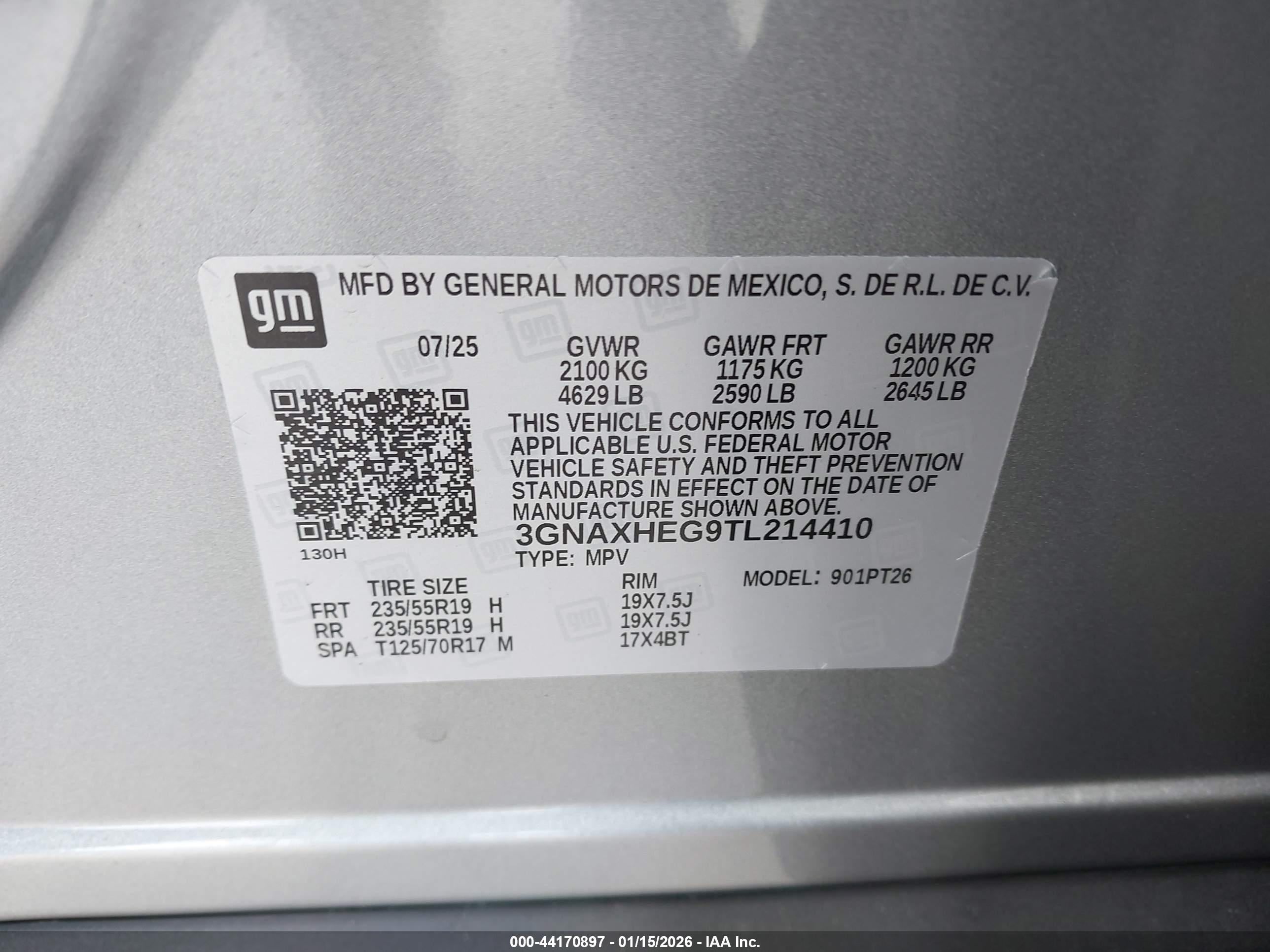 CHEVROLET EQUINOX image 9