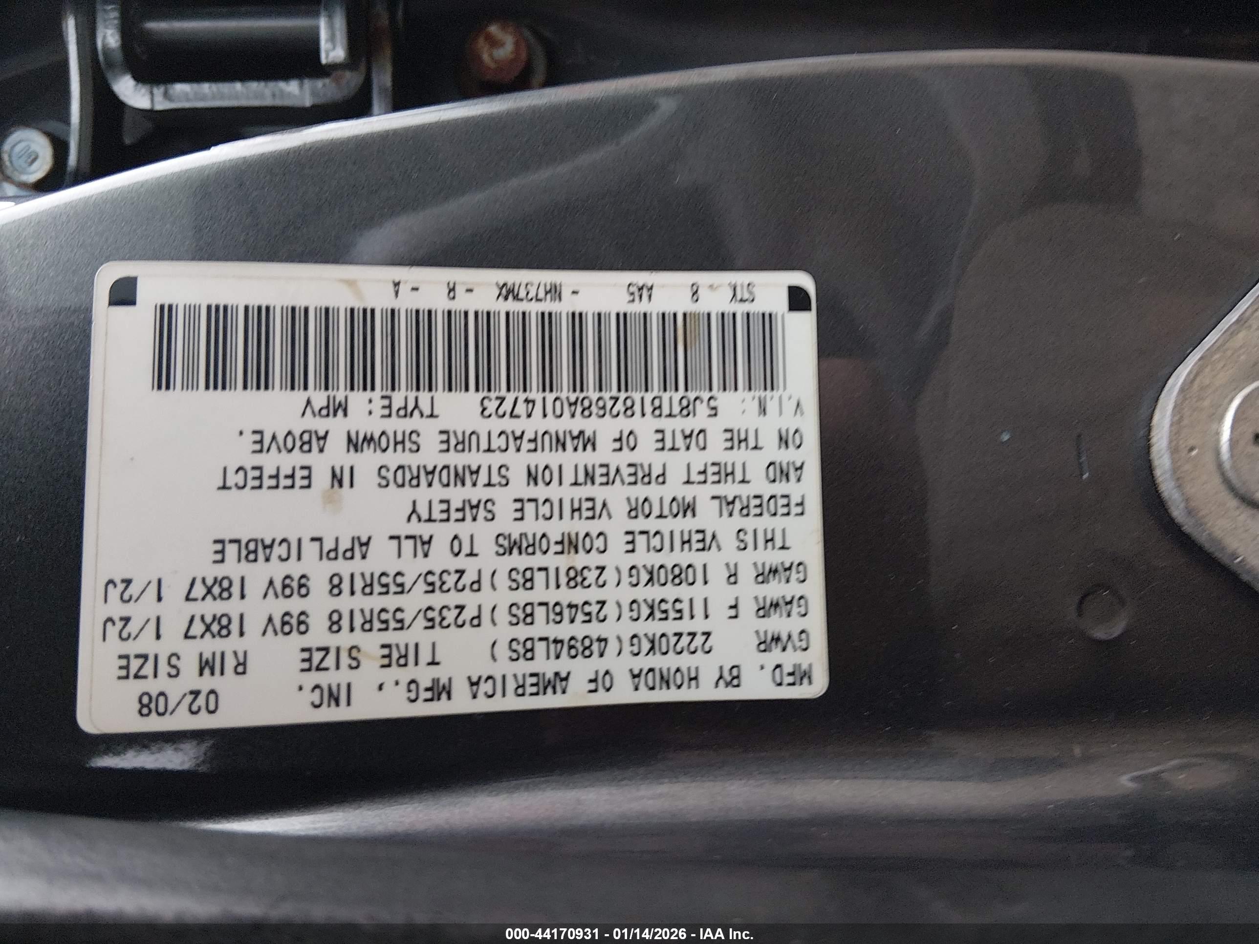 ACURA RDX image 9