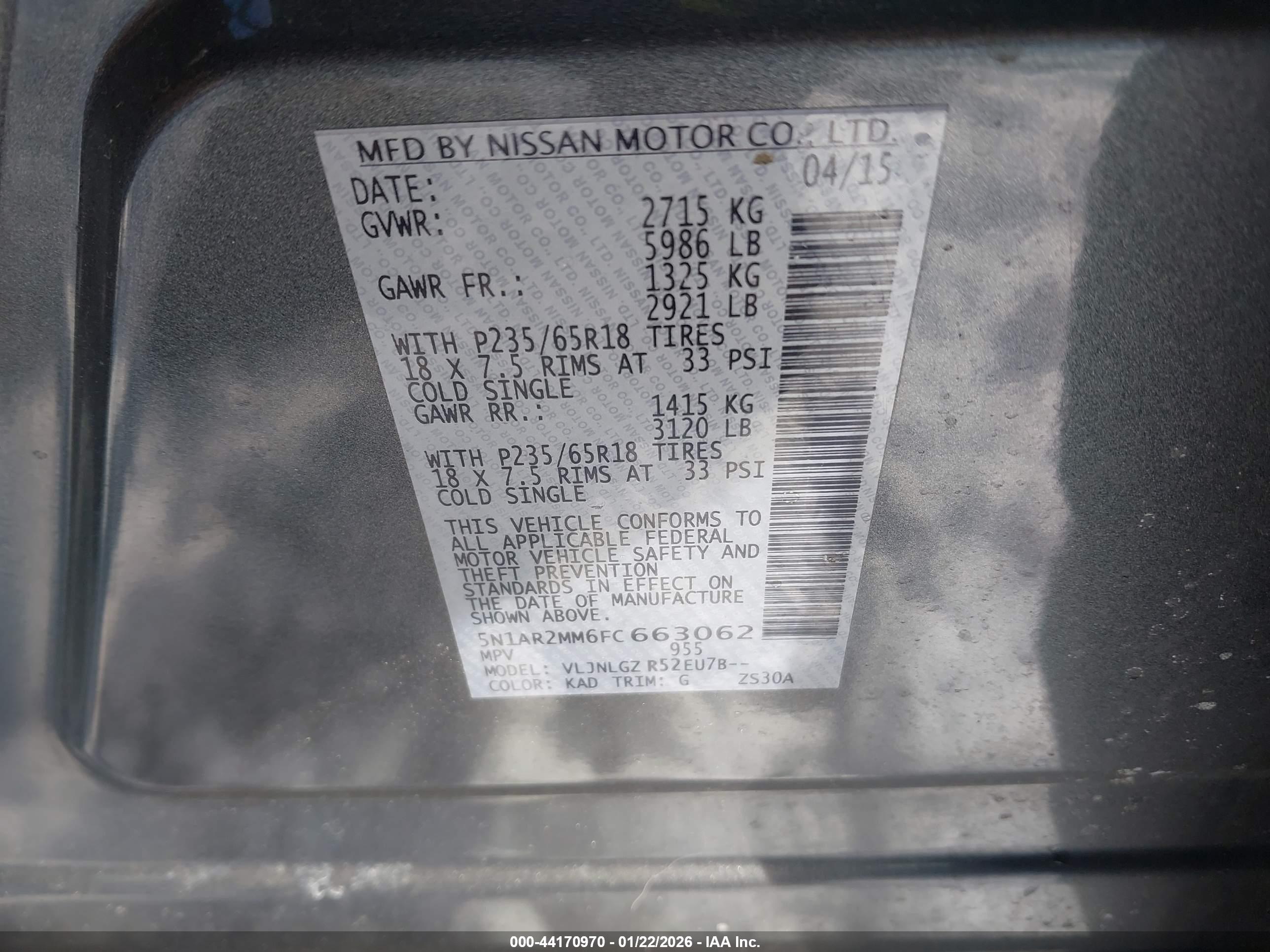 NISSAN PATHFINDER image 9