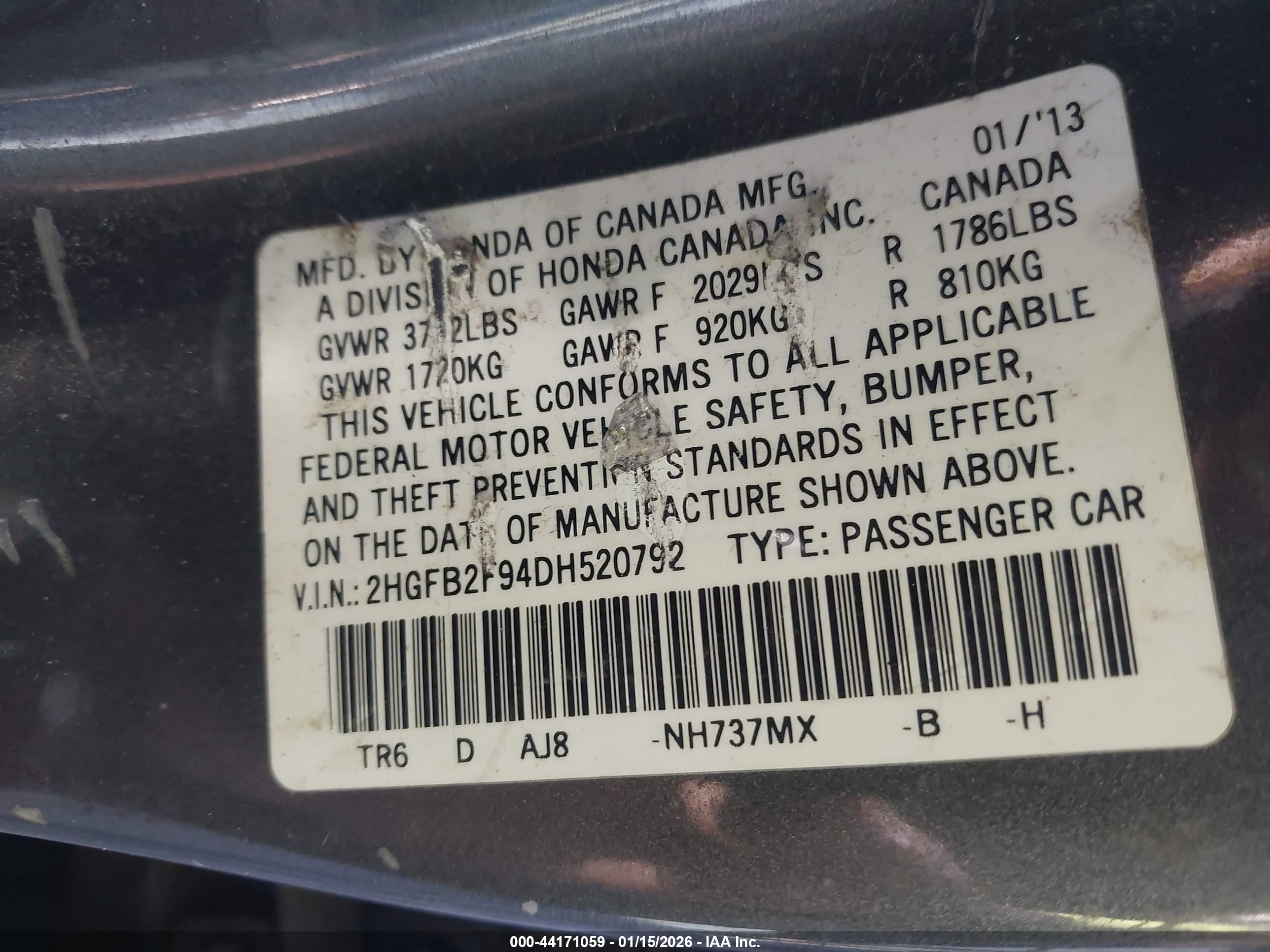HONDA CIVIC image 9