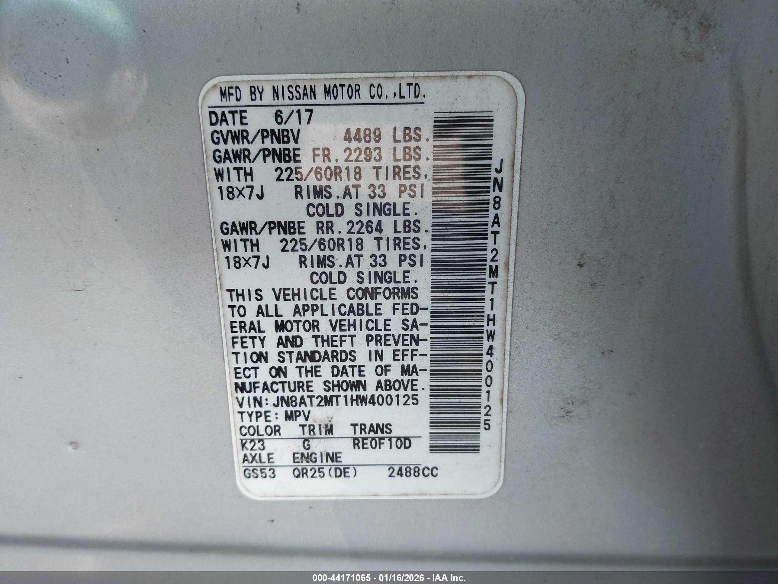 NISSAN ROGUE image 9
