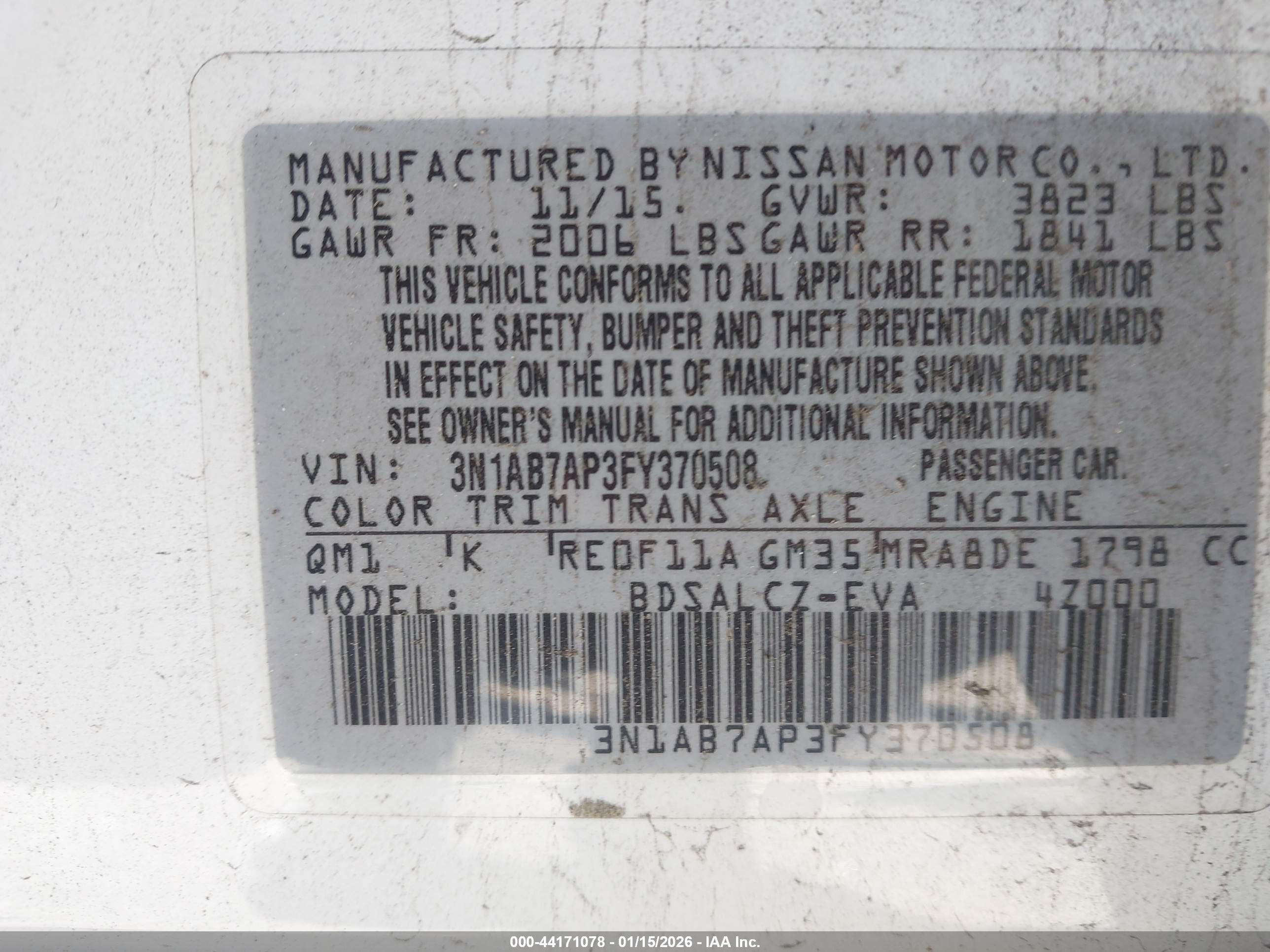 NISSAN SENTRA image 9