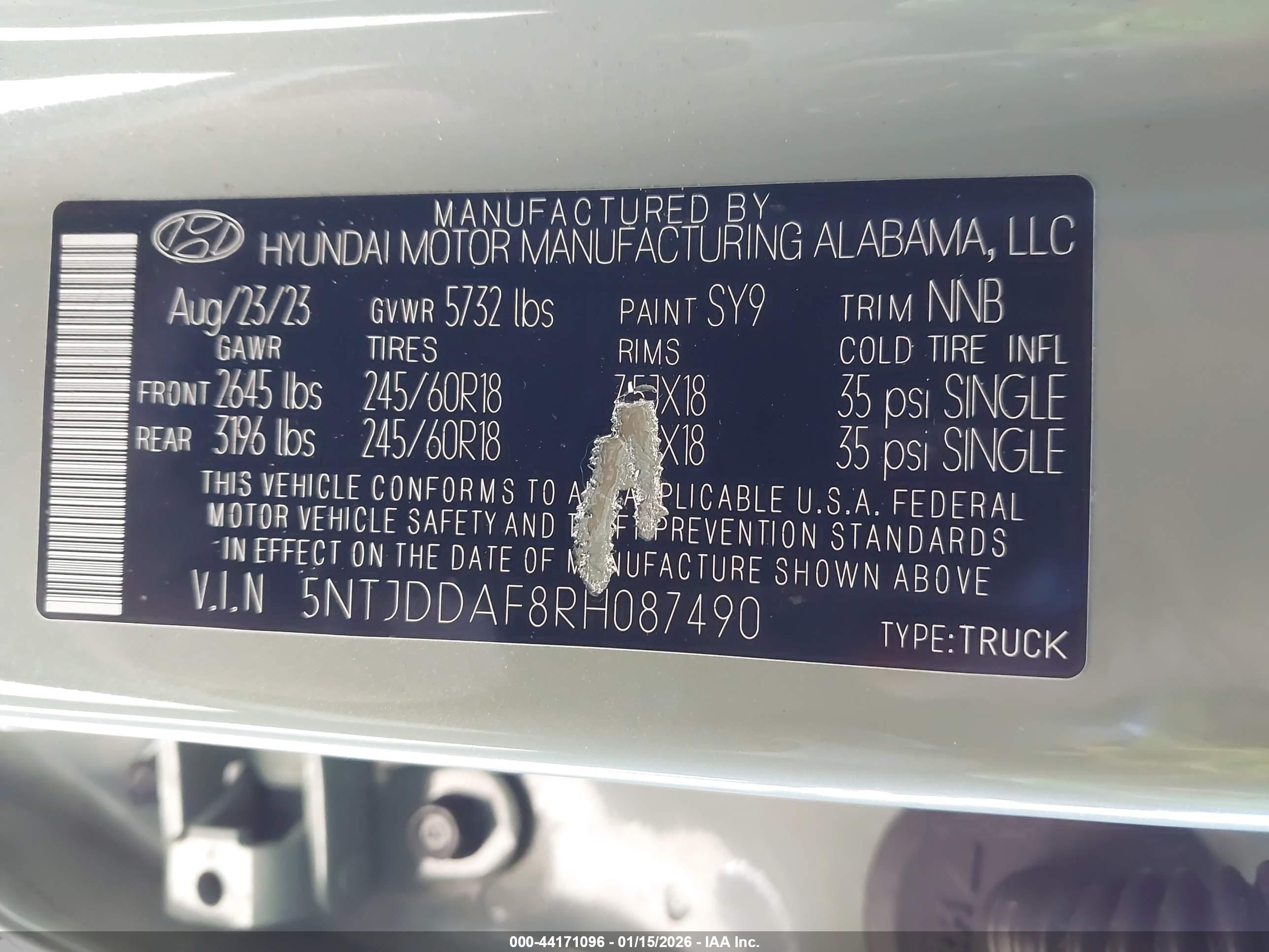 HYUNDAI SANTA image 9