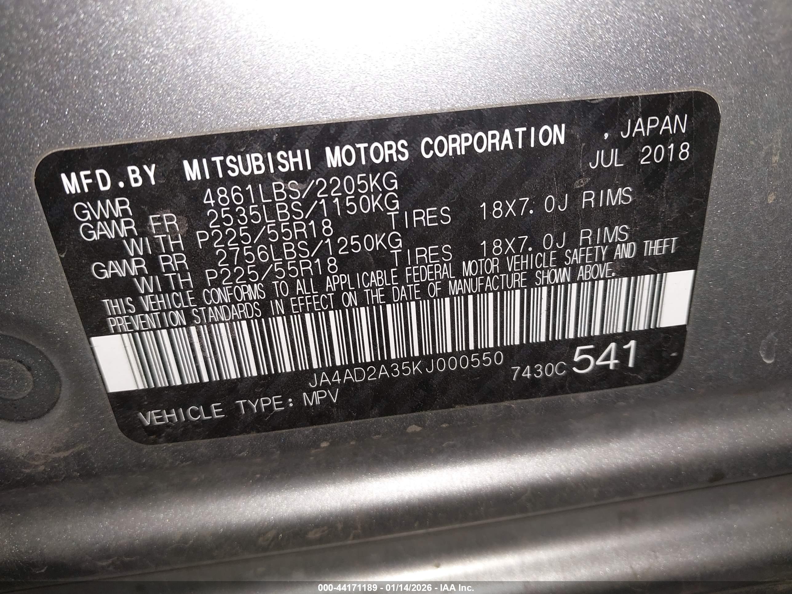 MITSUBISHI OUTLANDER image 9