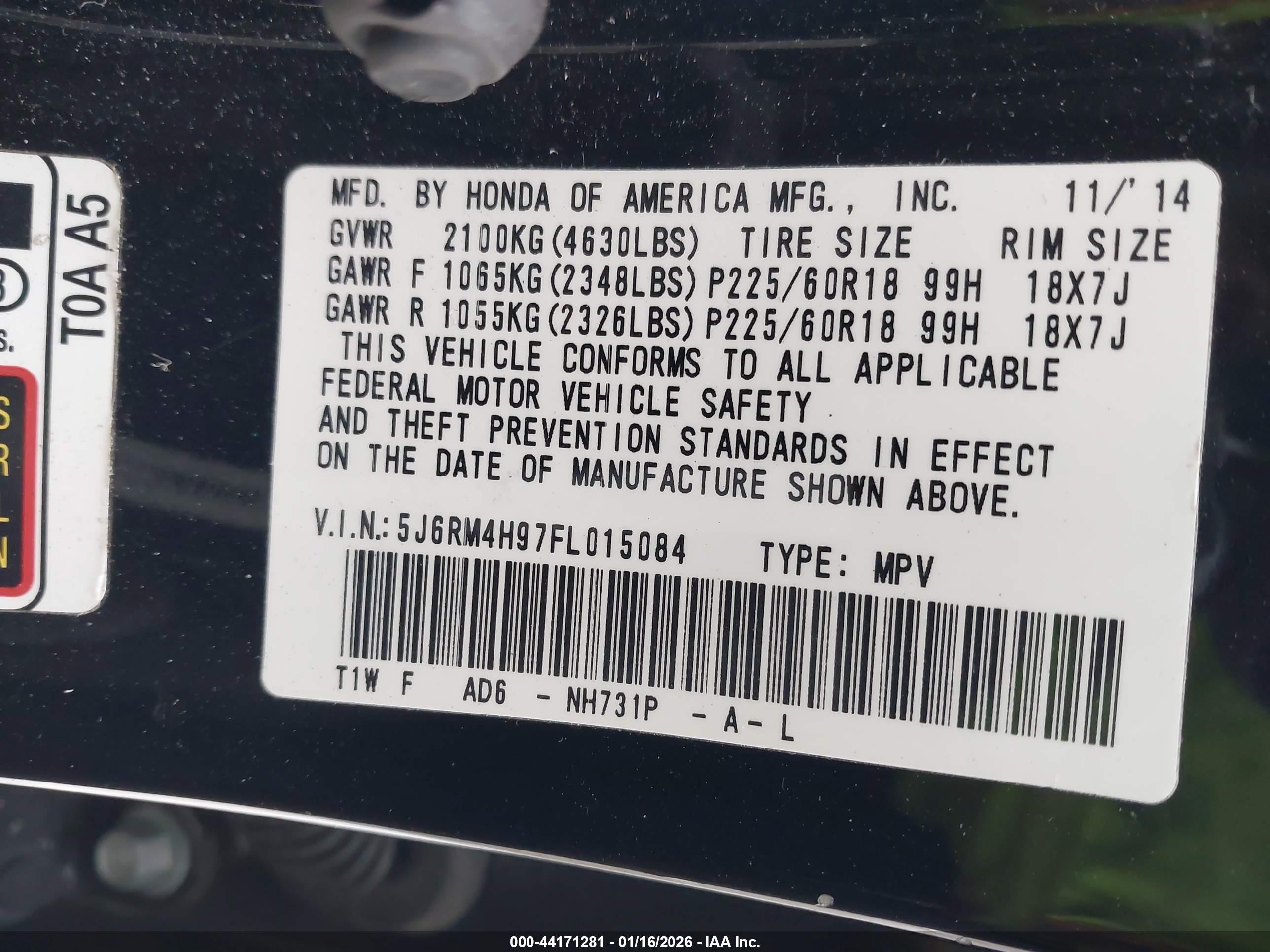 HONDA CR-V image 9