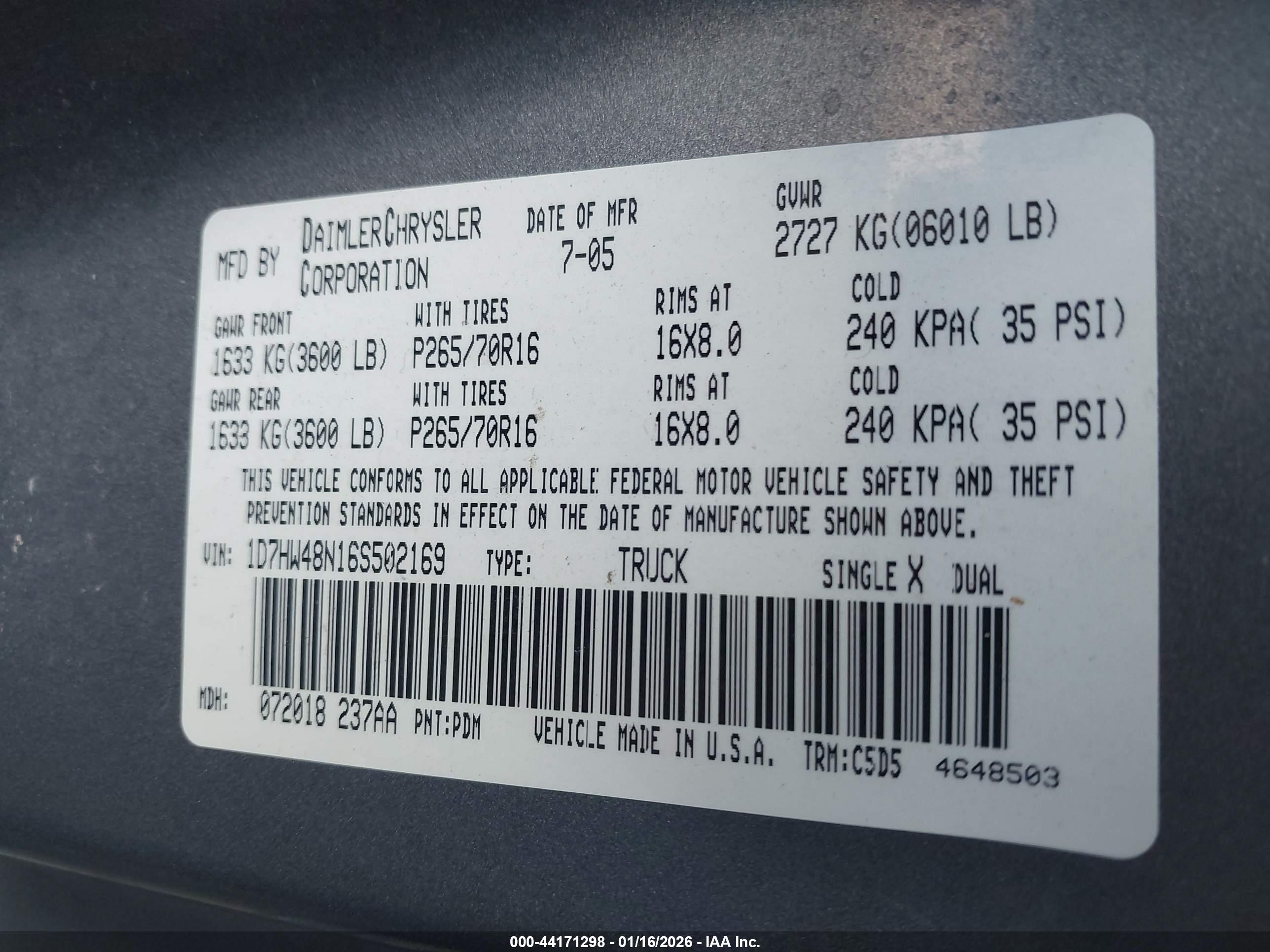 DODGE DAKOTA image 9