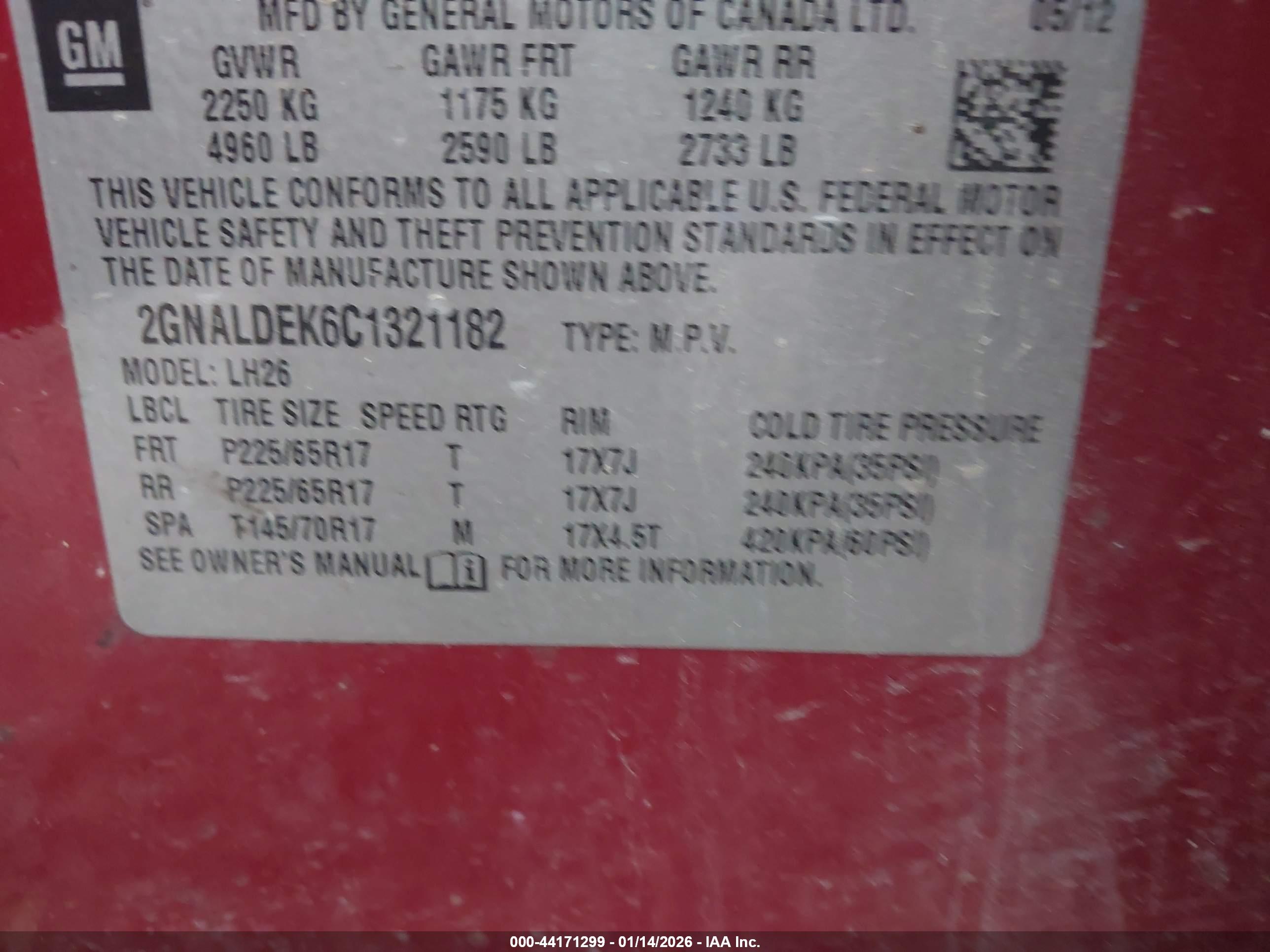 CHEVROLET EQUINOX image 9