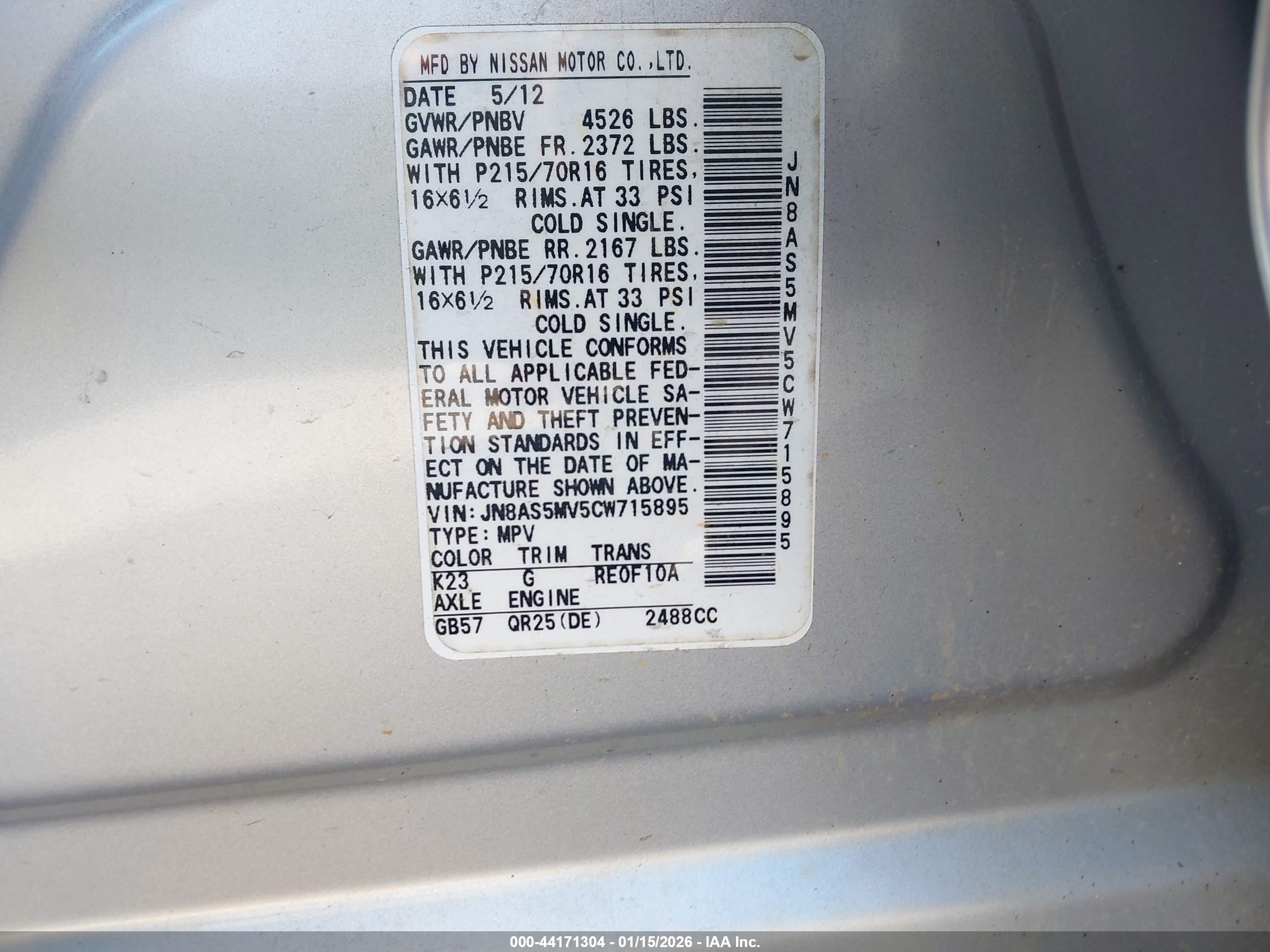 NISSAN ROGUE image 9