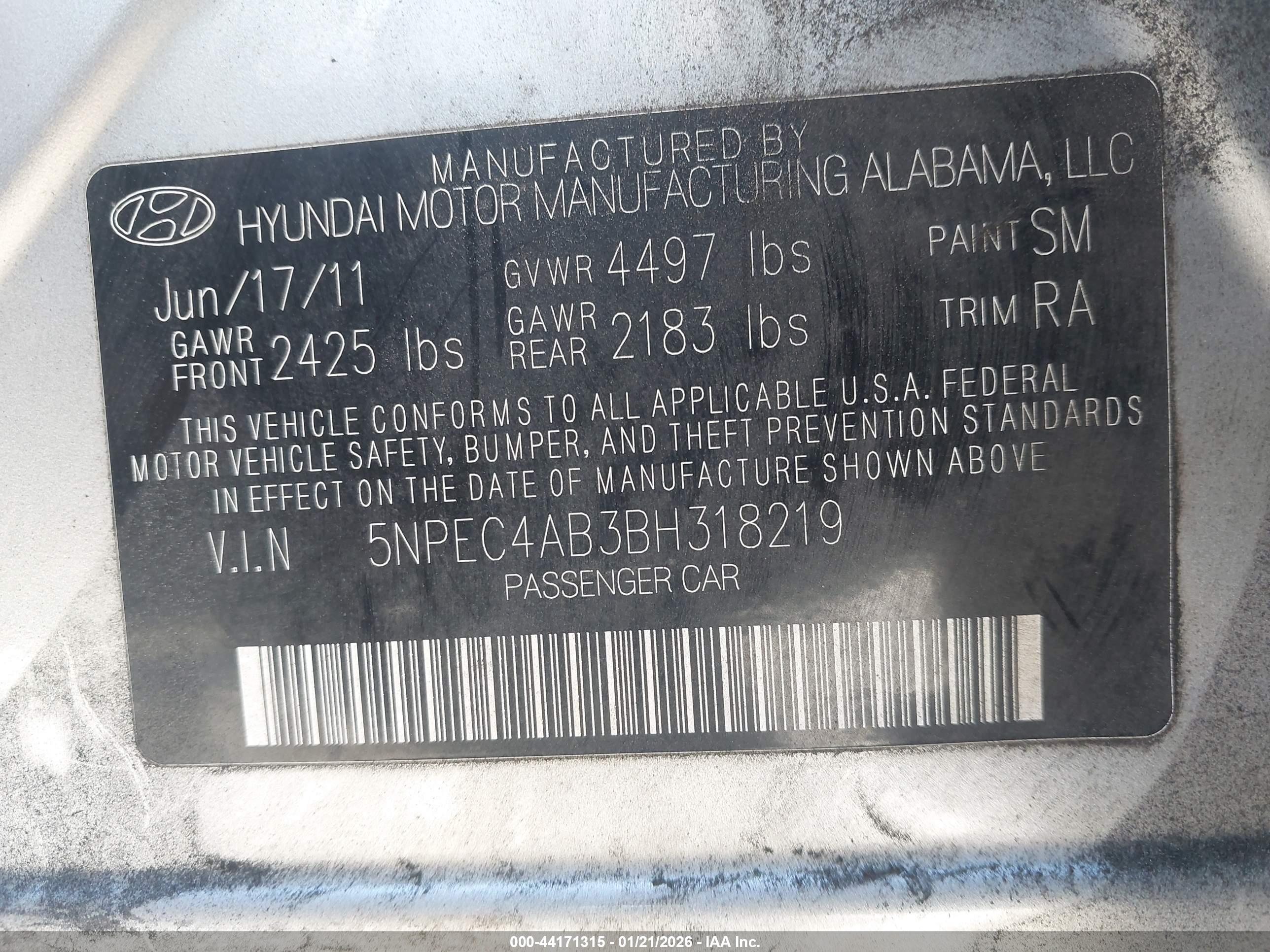 HYUNDAI SONATA image 9