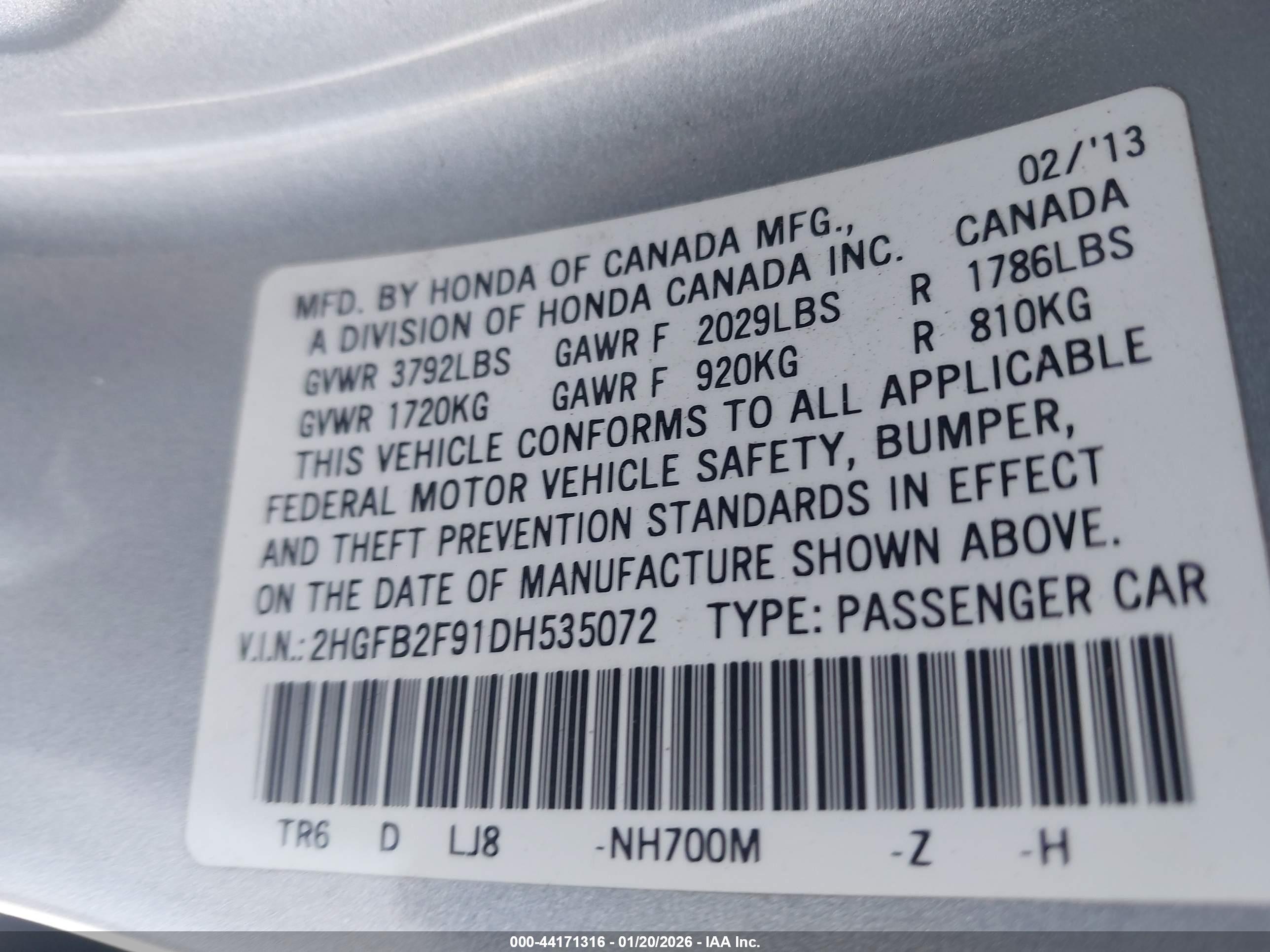 HONDA CIVIC image 9