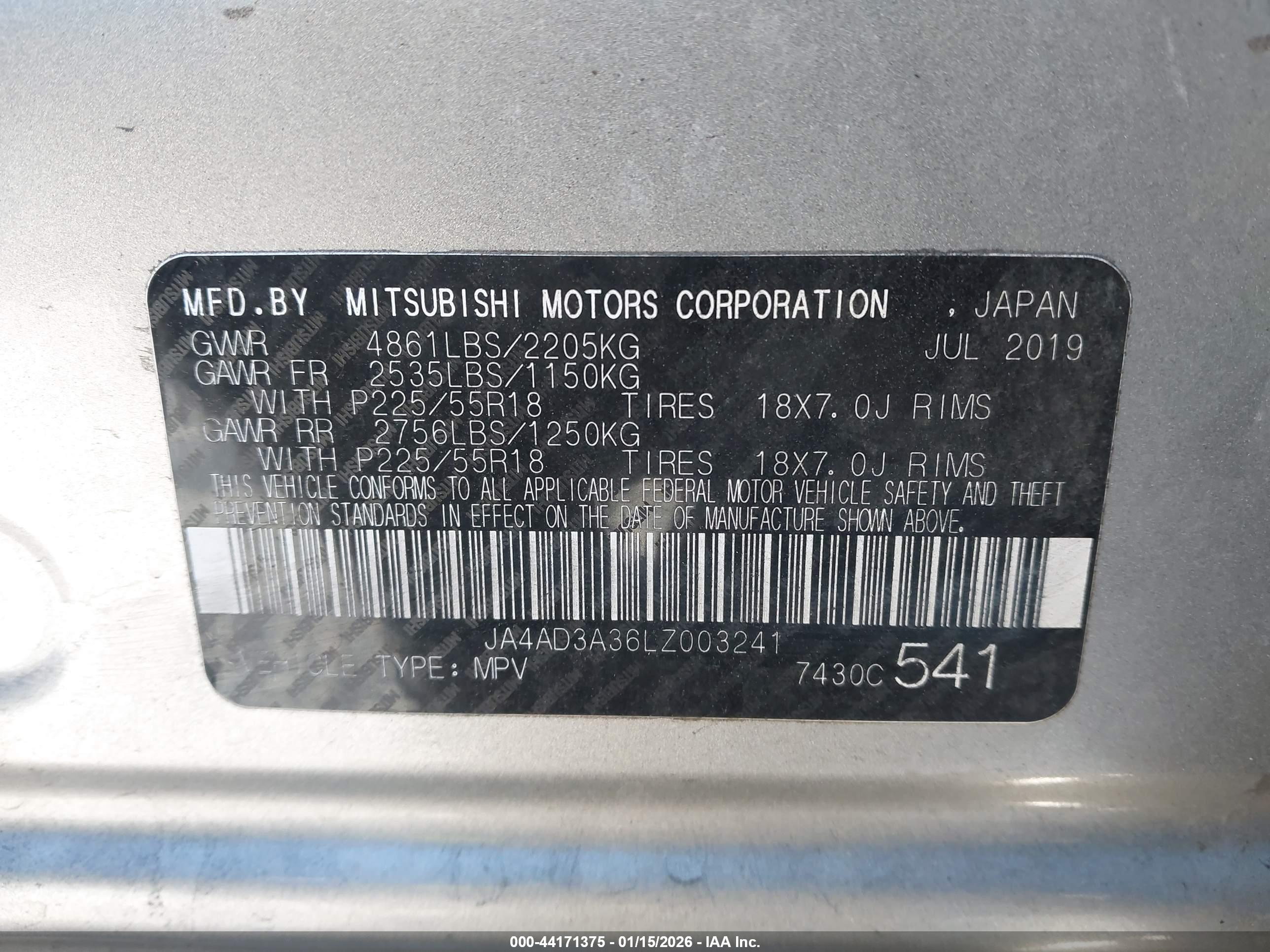 MITSUBISHI OUTLANDER image 9