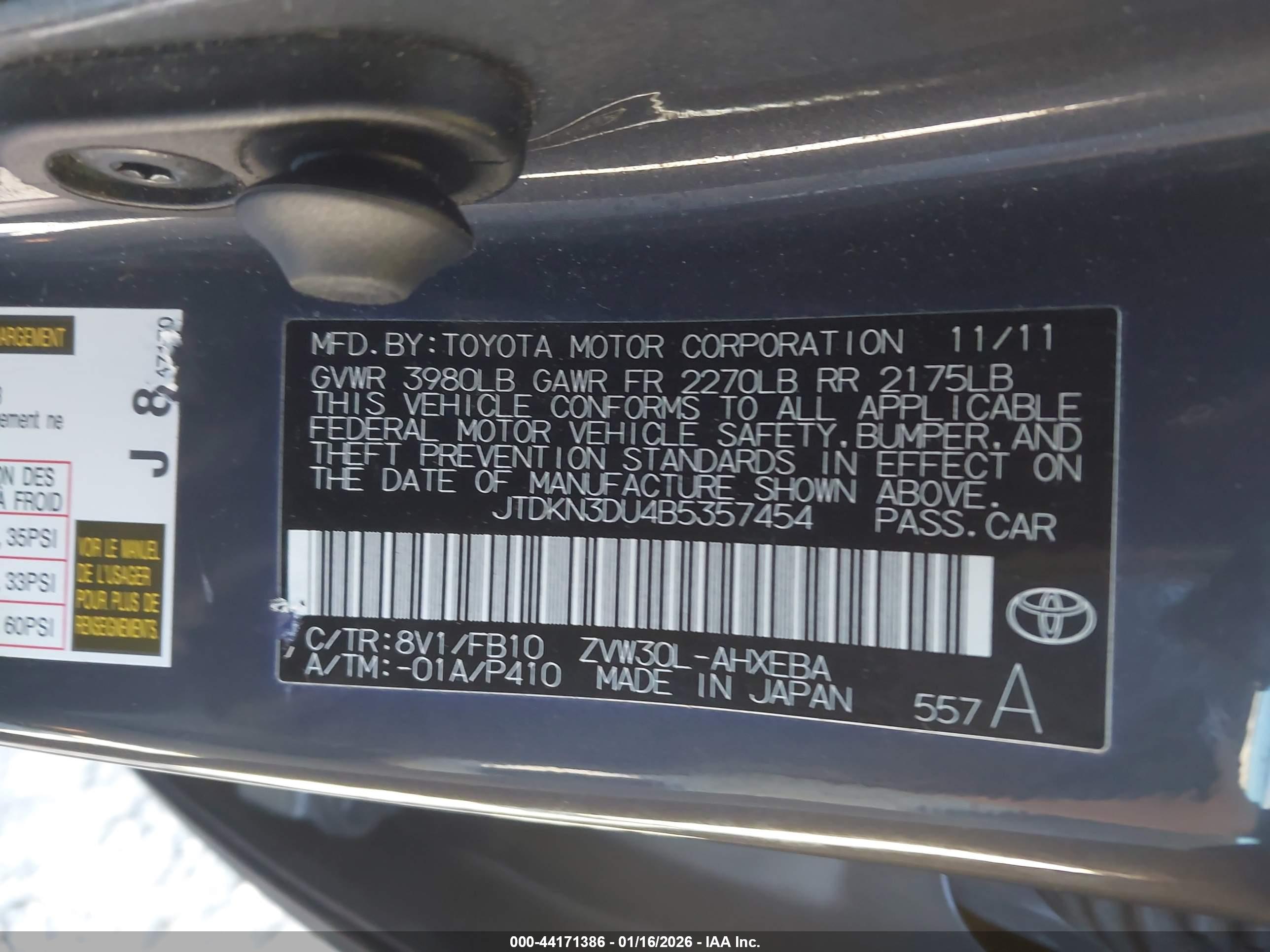 TOYOTA PRIUS image 9