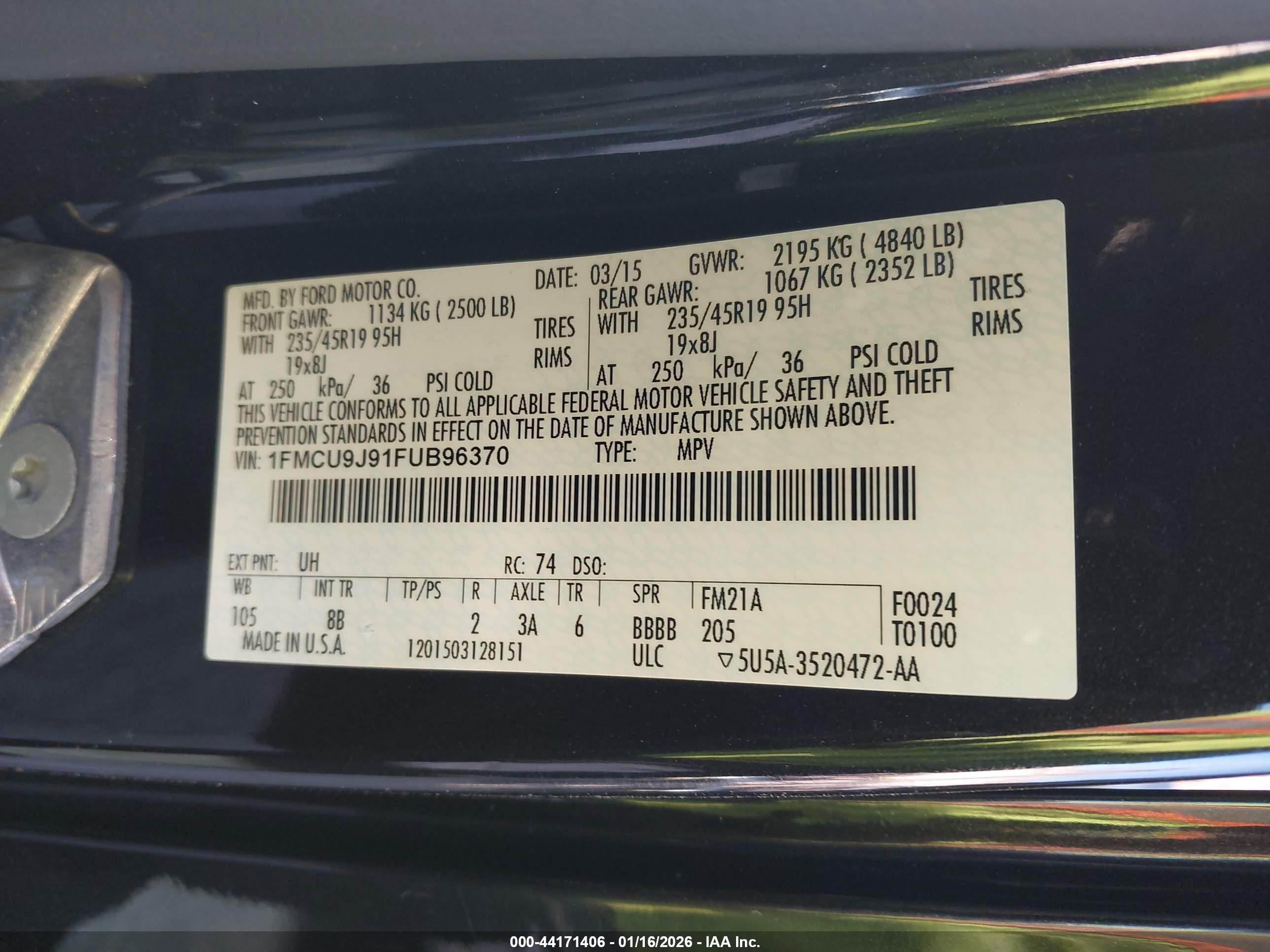 FORD ESCAPE image 9