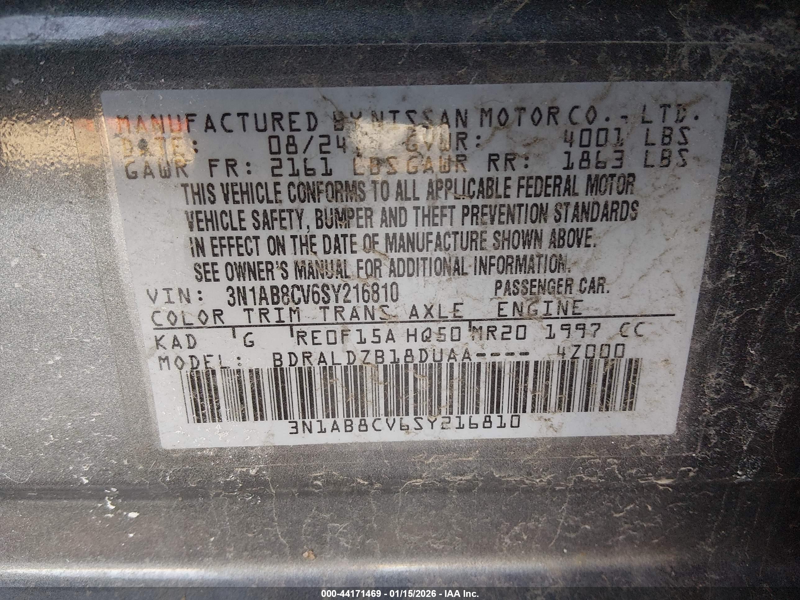 NISSAN SENTRA image 9