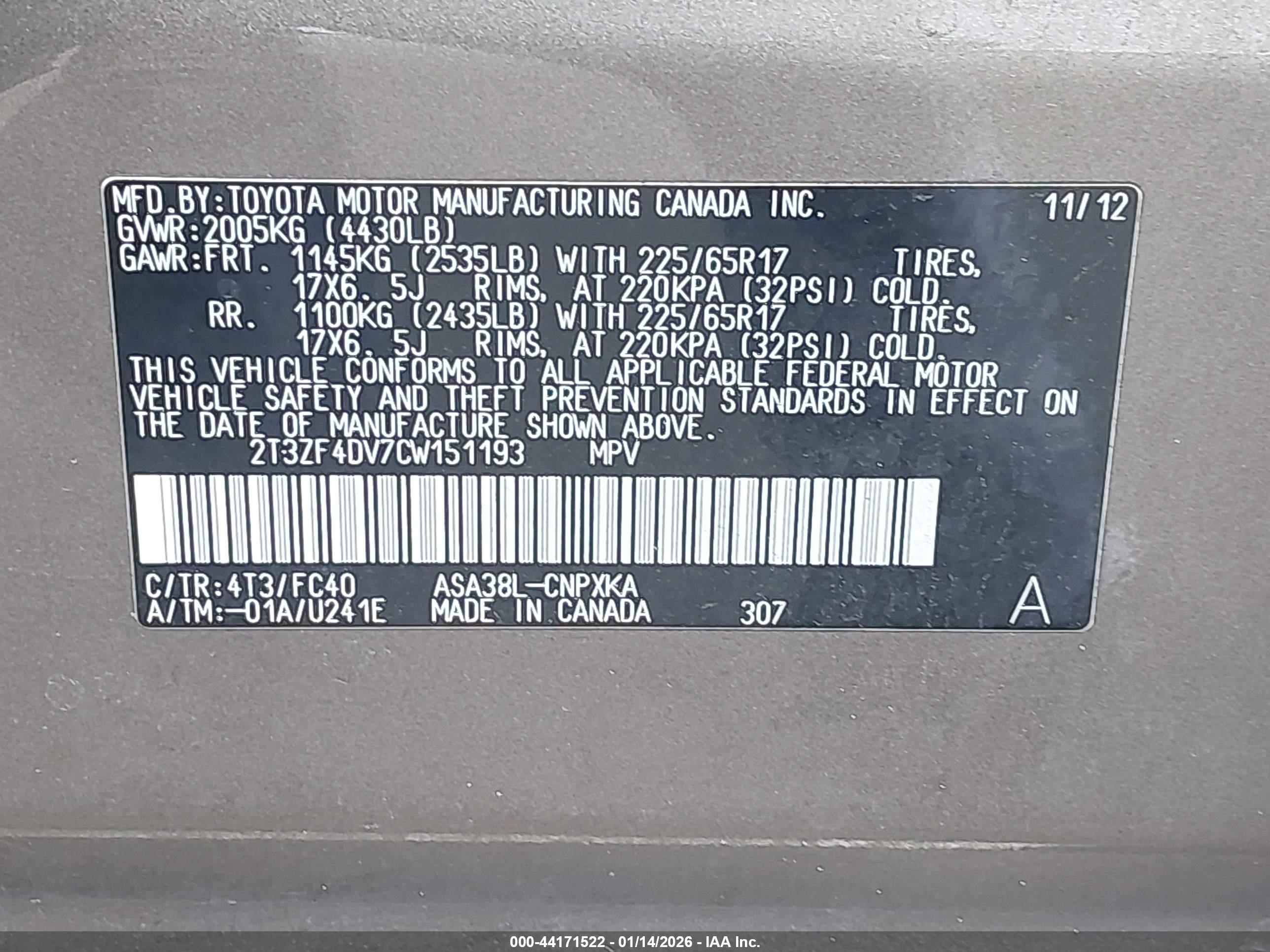 TOYOTA RAV4 image 9