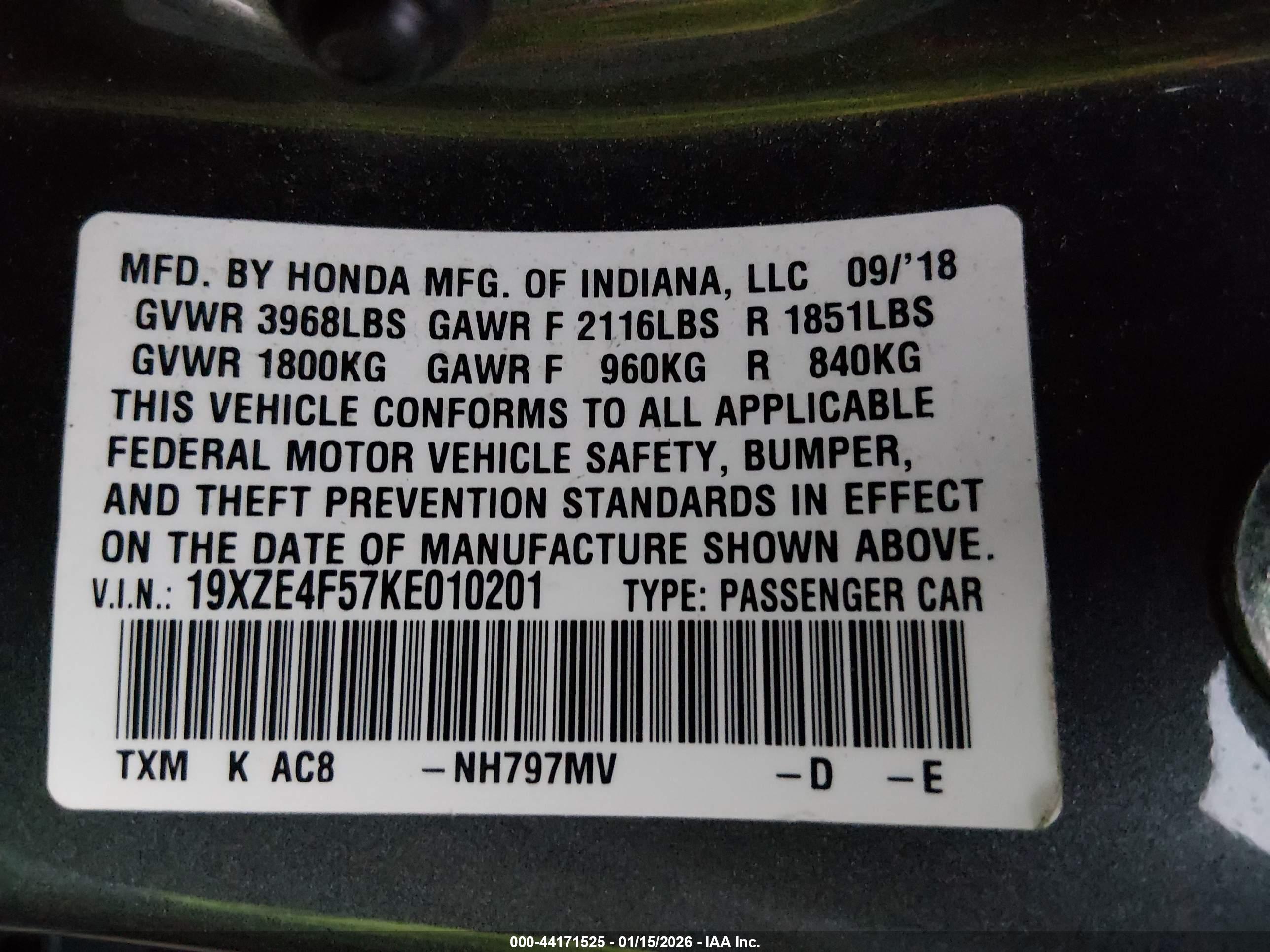 HONDA INSIGHT image 9