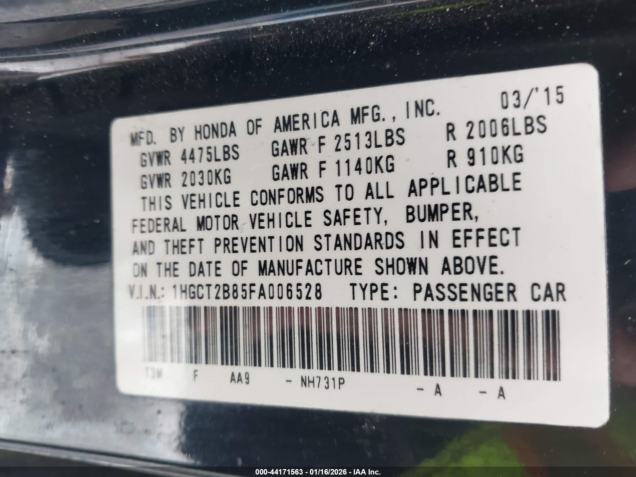 HONDA ACCORD image 9