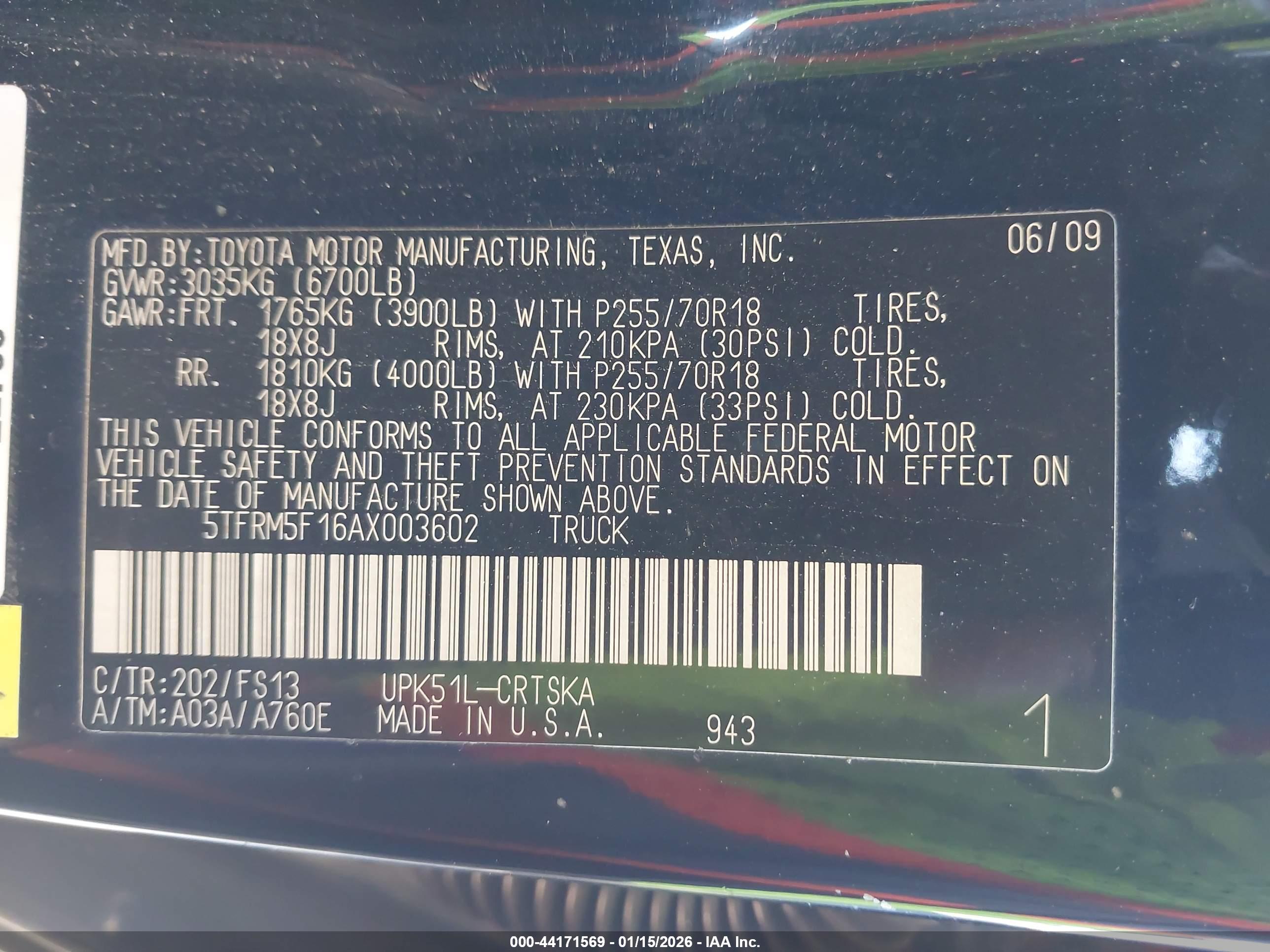 TOYOTA TUNDRA image 9