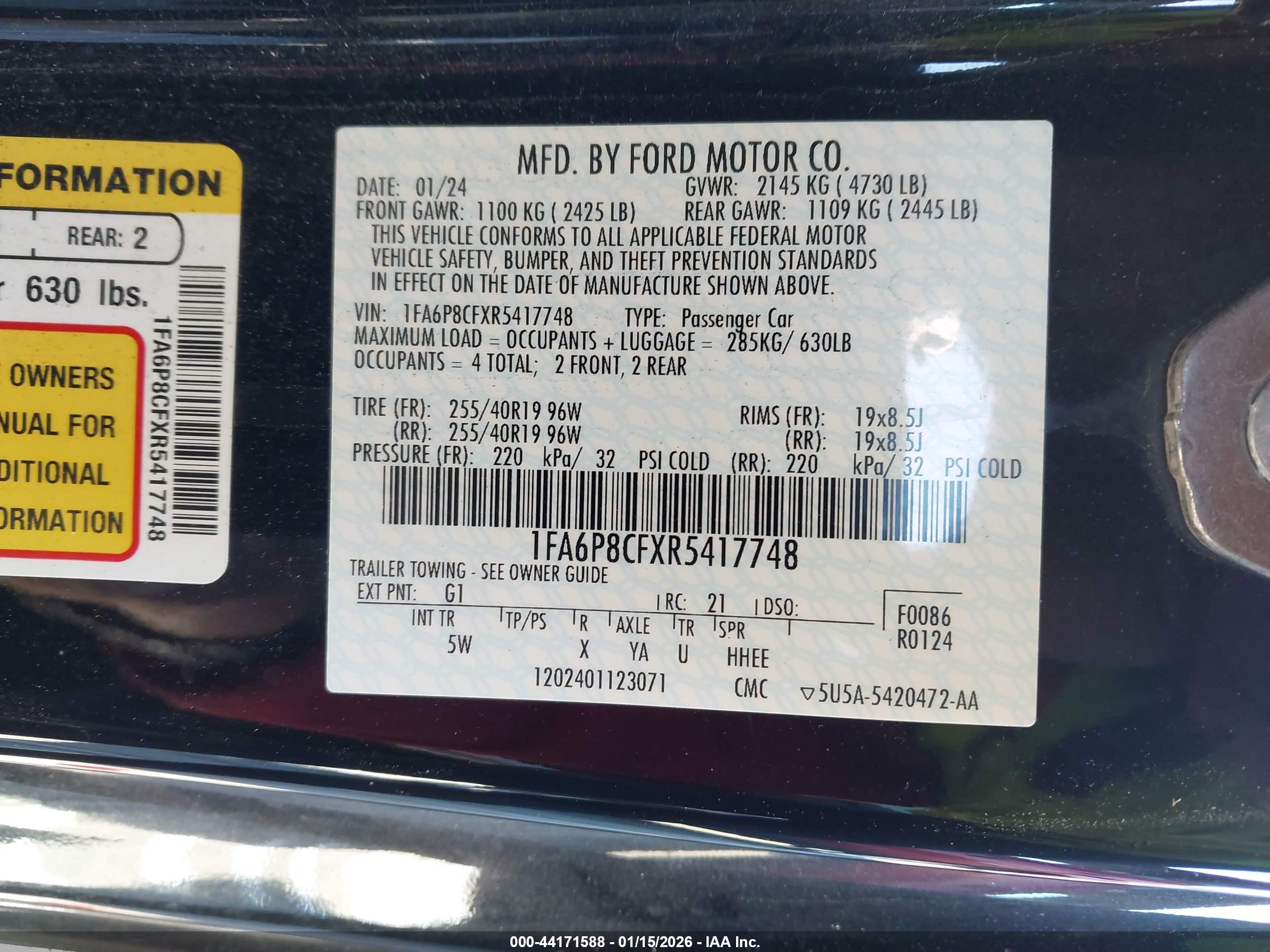 FORD MUSTANG image 9