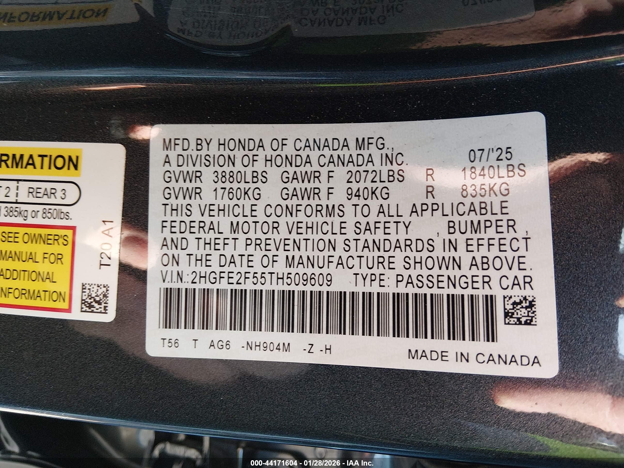 HONDA CIVIC image 9