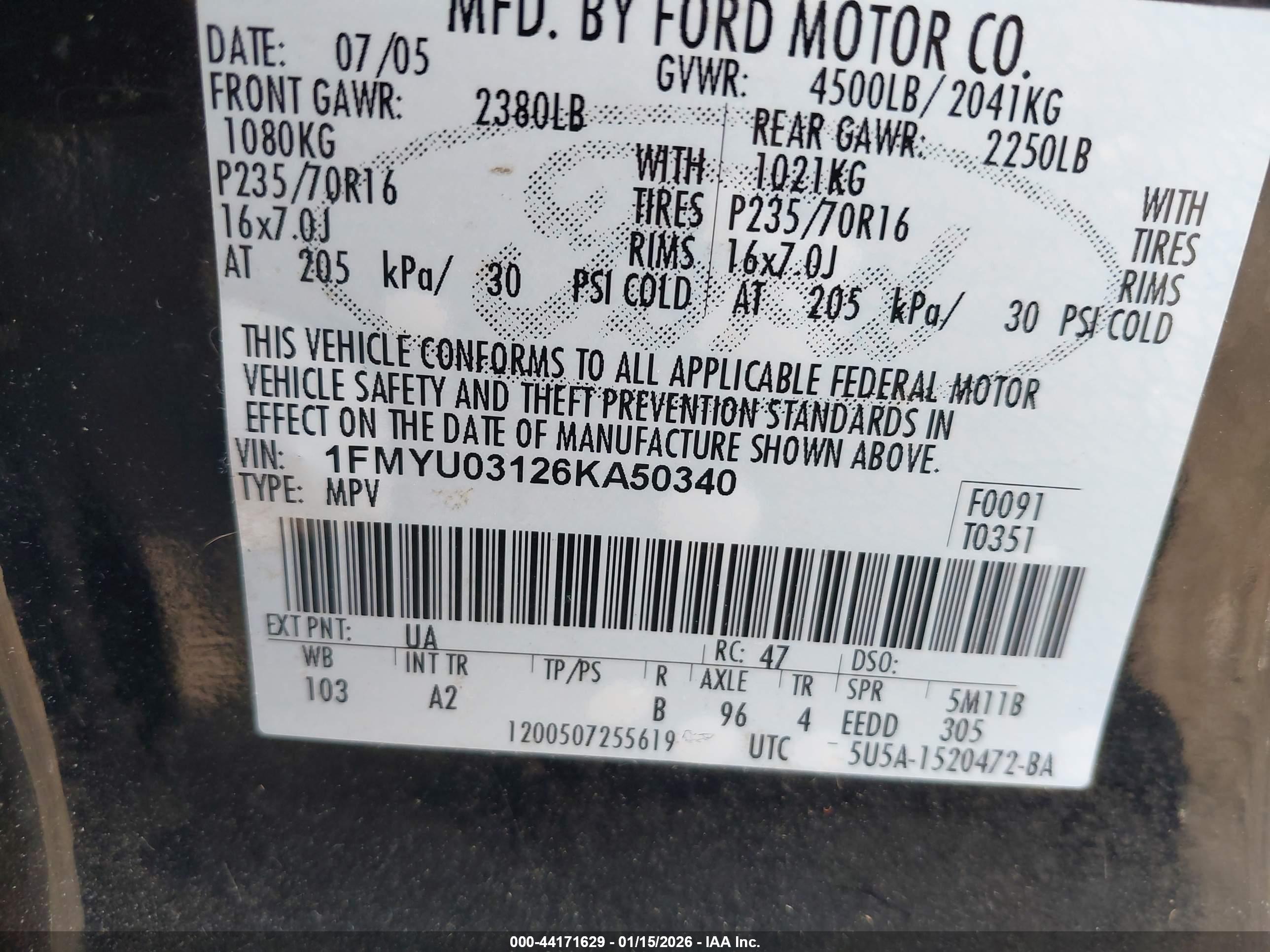 FORD ESCAPE image 9