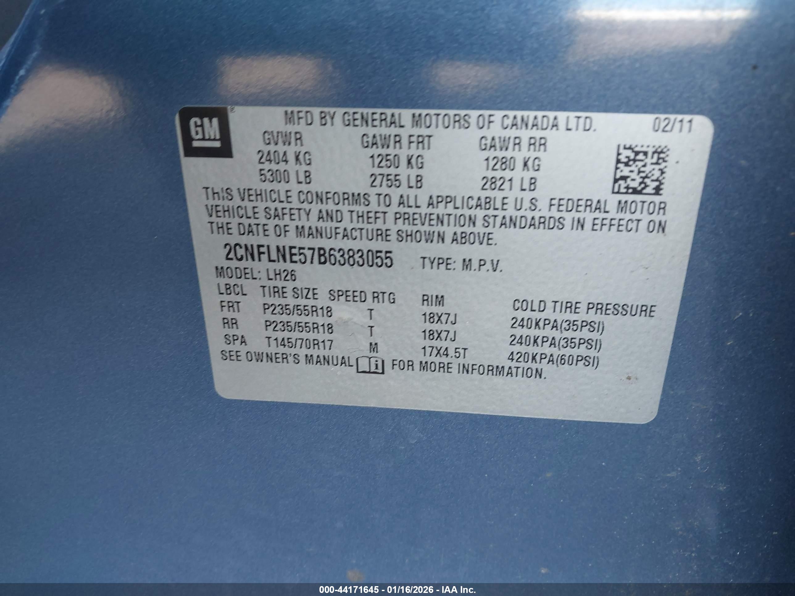 CHEVROLET EQUINOX image 9