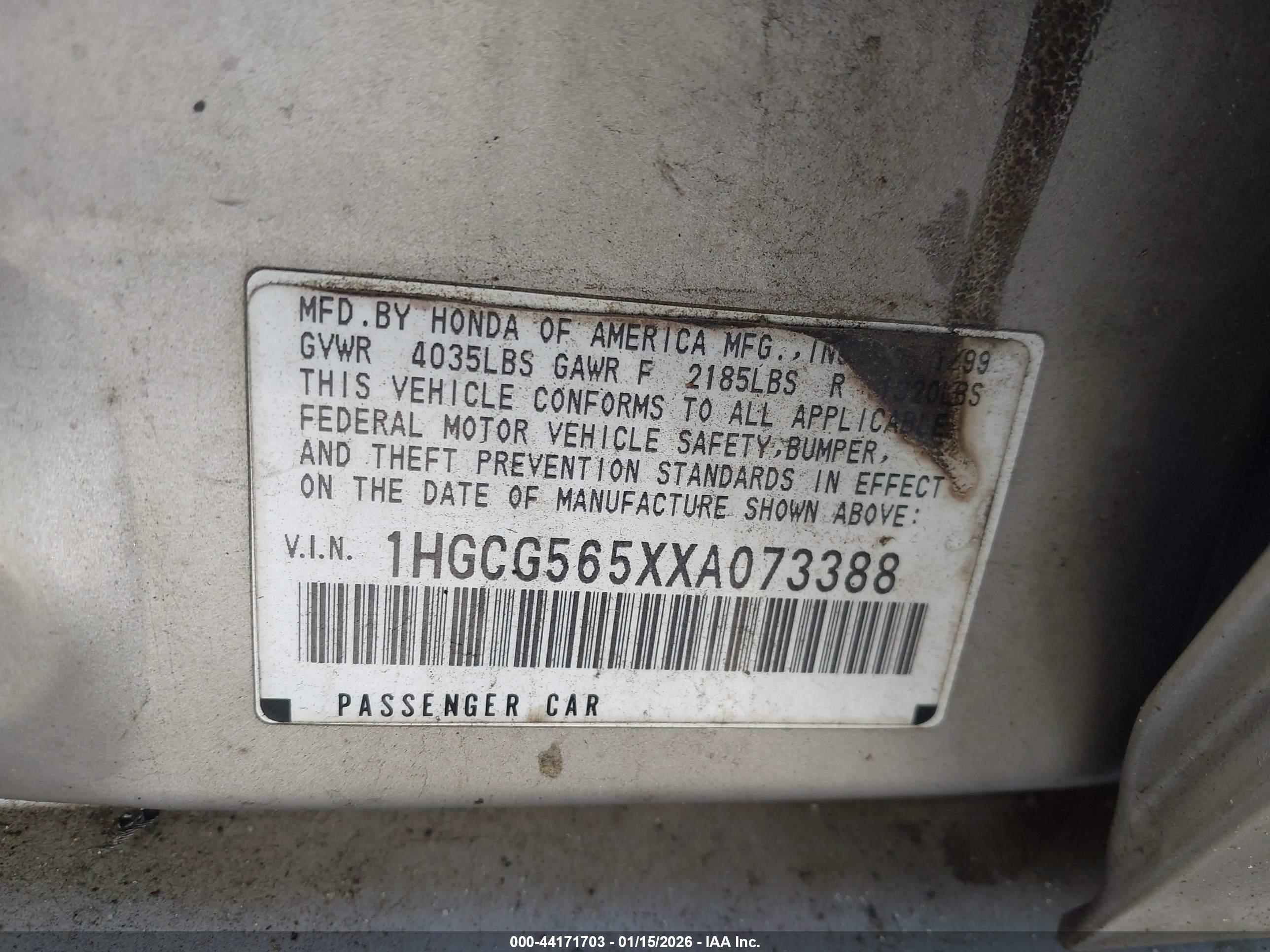 HONDA ACCORD image 9