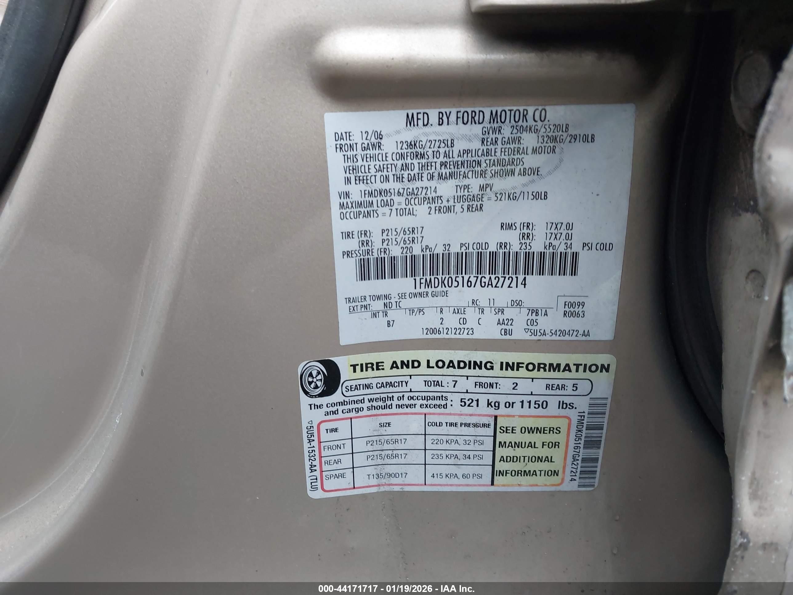 FORD FREESTYLE image 9