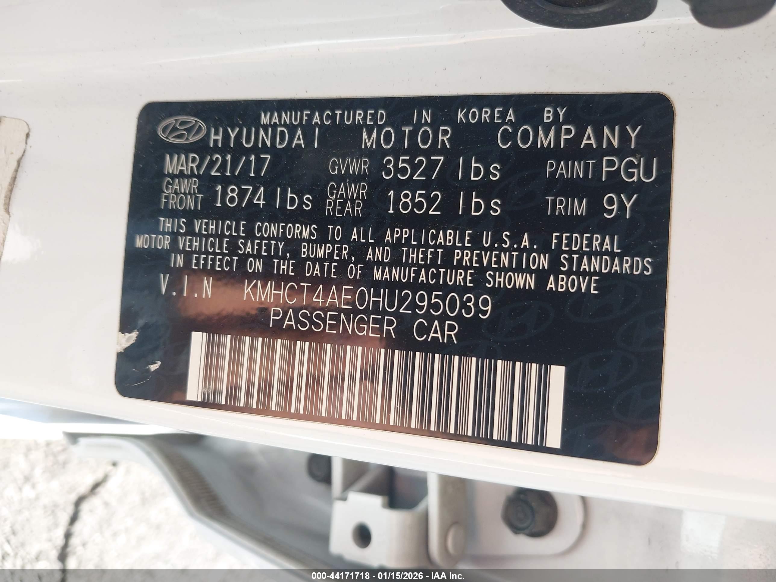 HYUNDAI ACCENT image 9