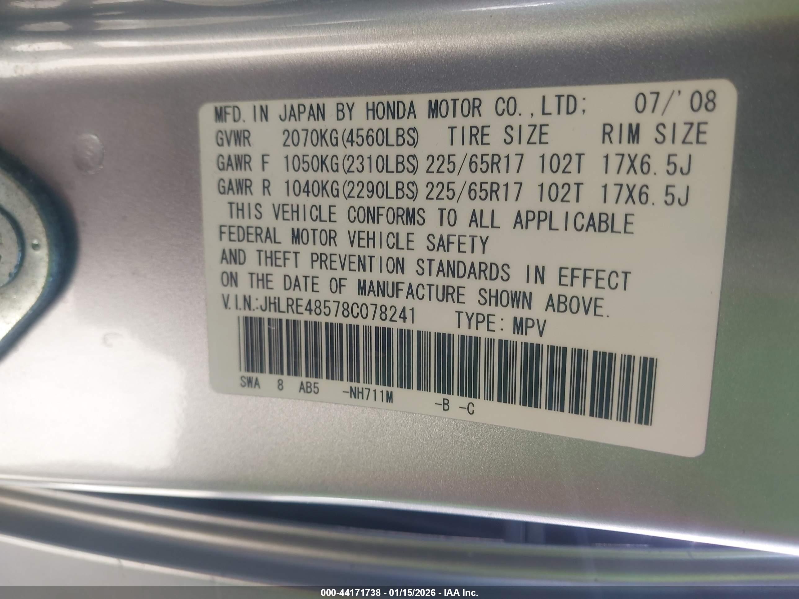 HONDA CR-V image 9