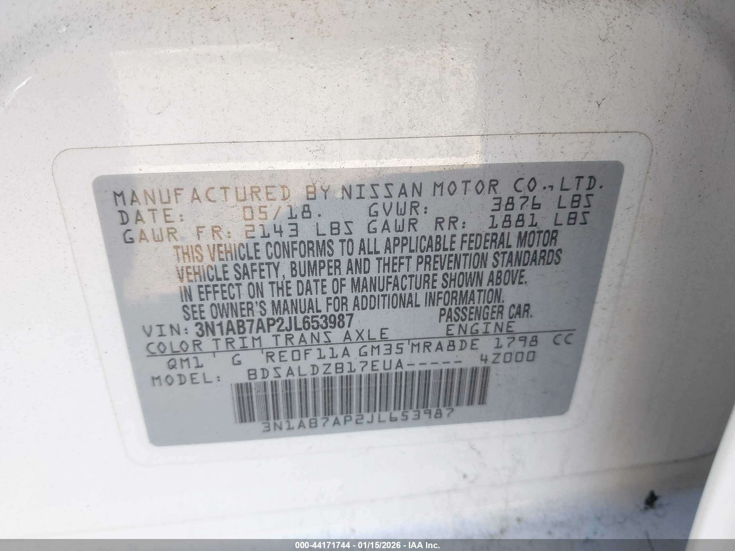 NISSAN SENTRA image 9