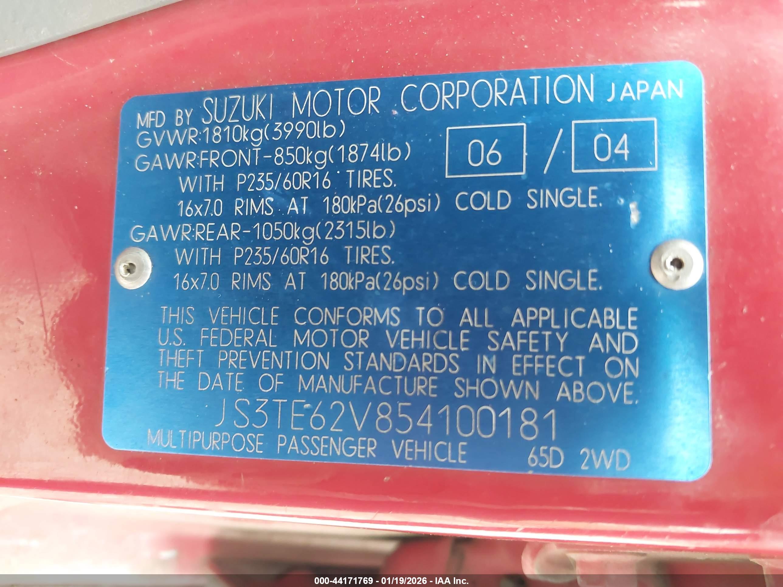 SUZUKI GRAND image 9