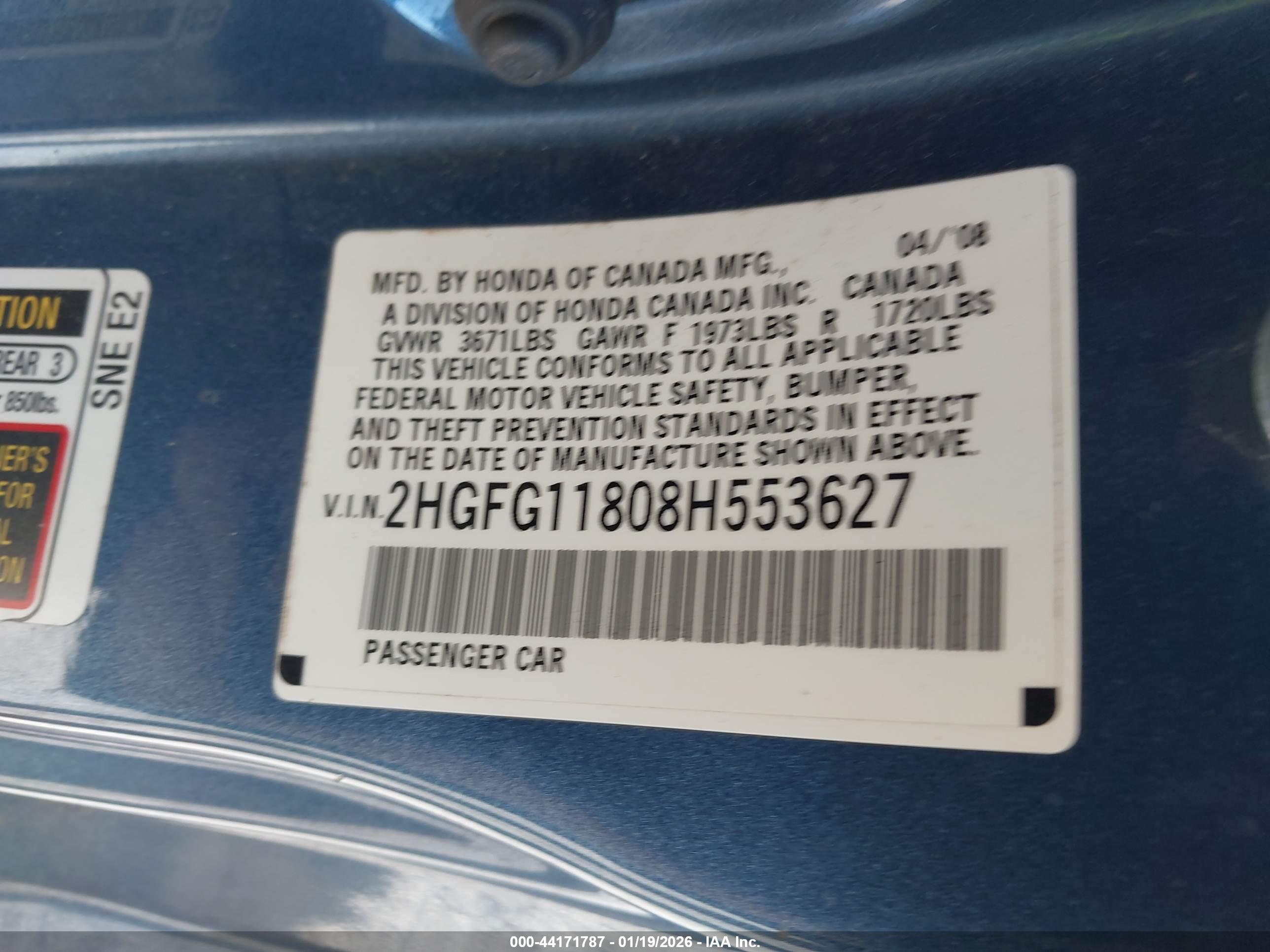HONDA CIVIC image 9