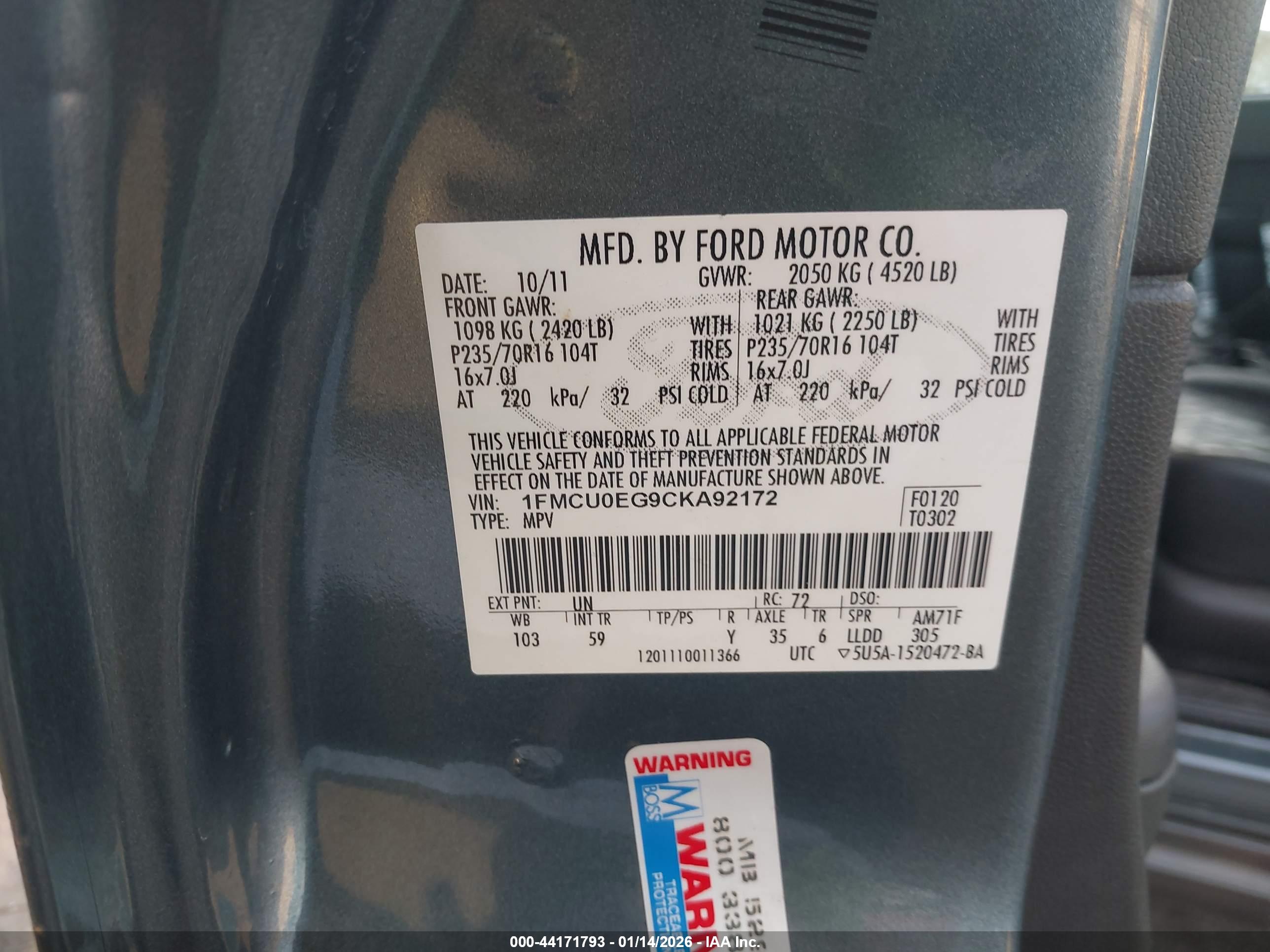FORD ESCAPE image 9