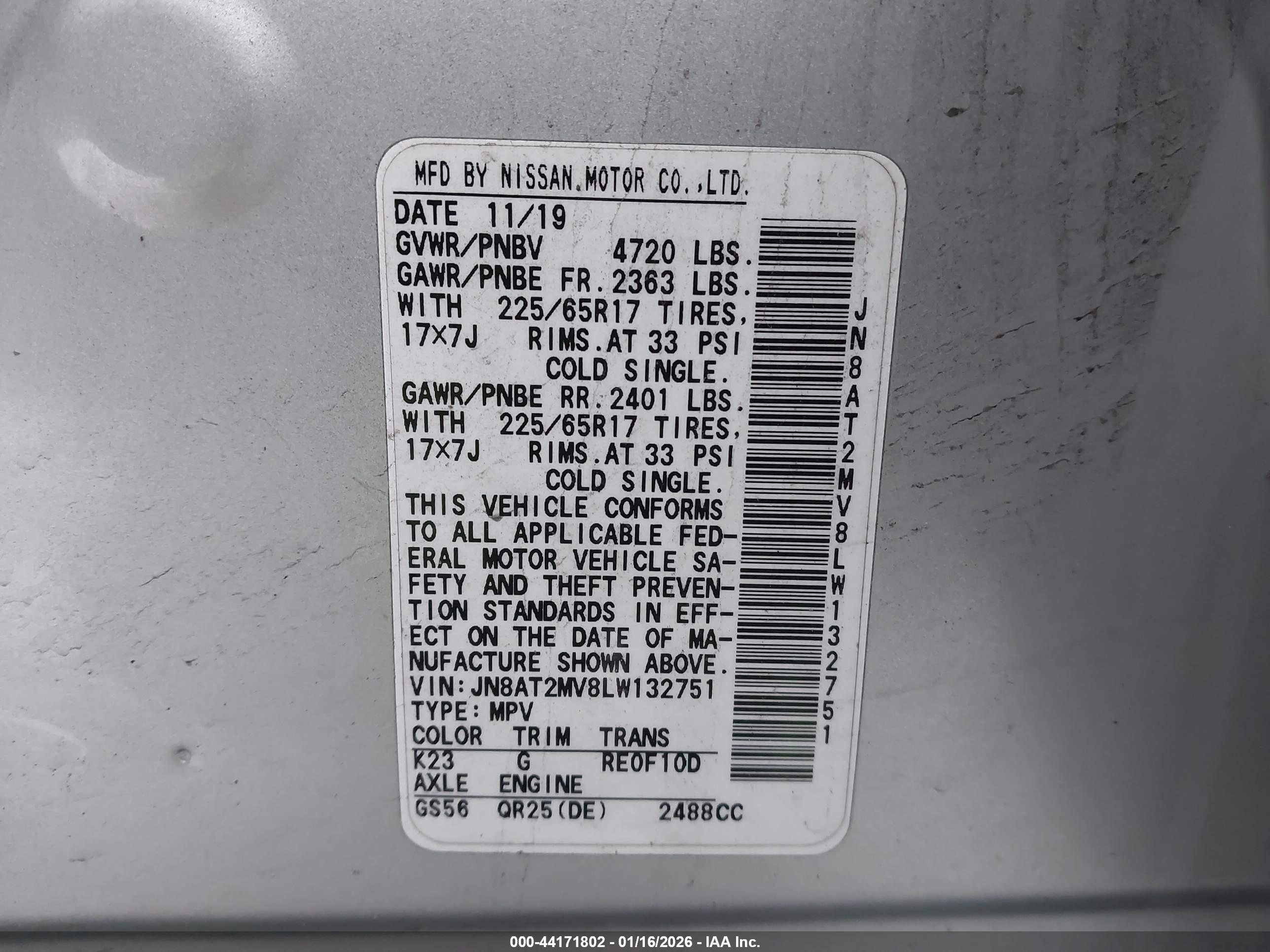 NISSAN ROGUE image 9