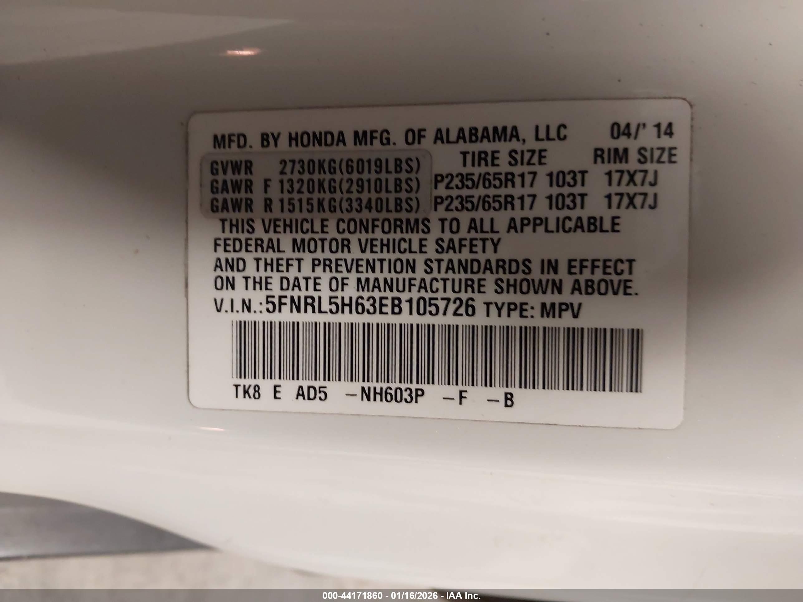 HONDA ODYSSEY image 9
