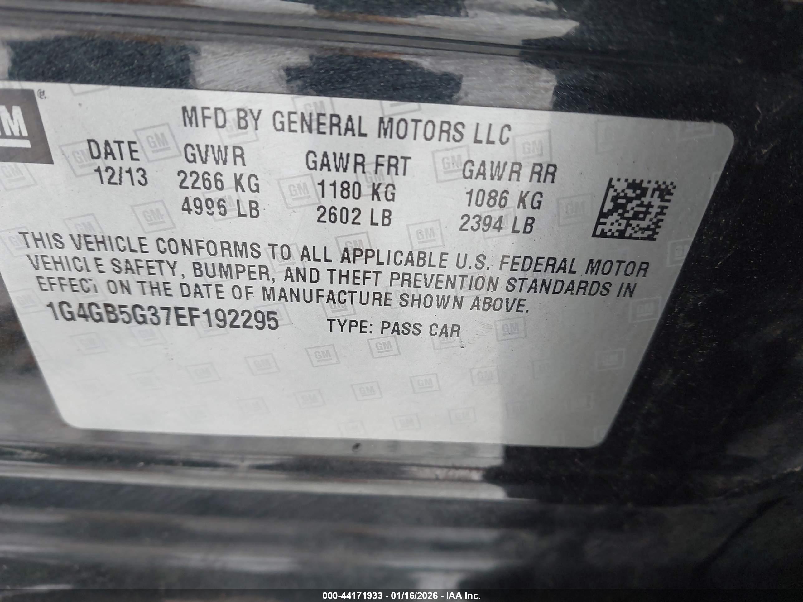 BUICK LACROSSE image 9