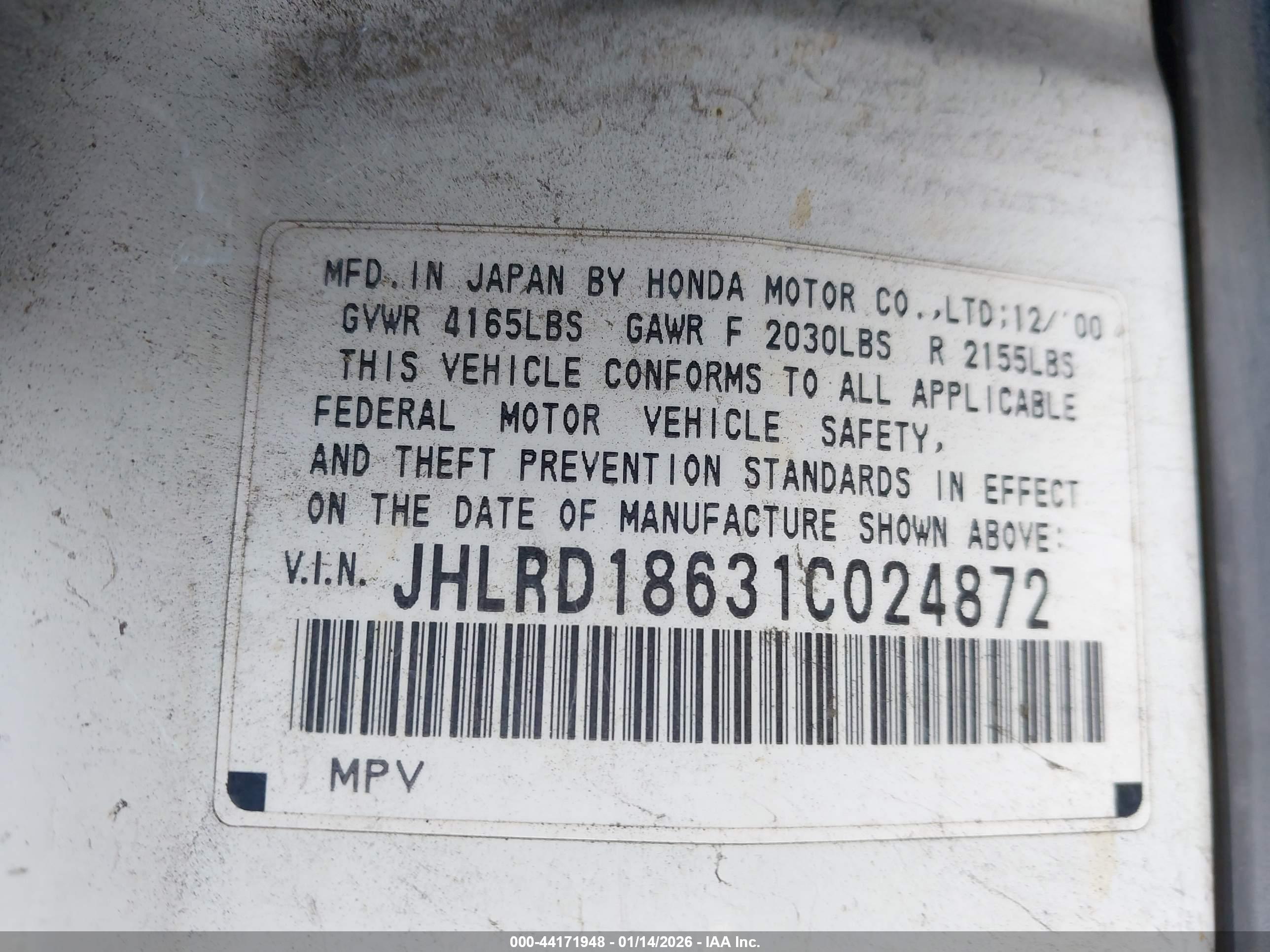 HONDA CR-V image 9