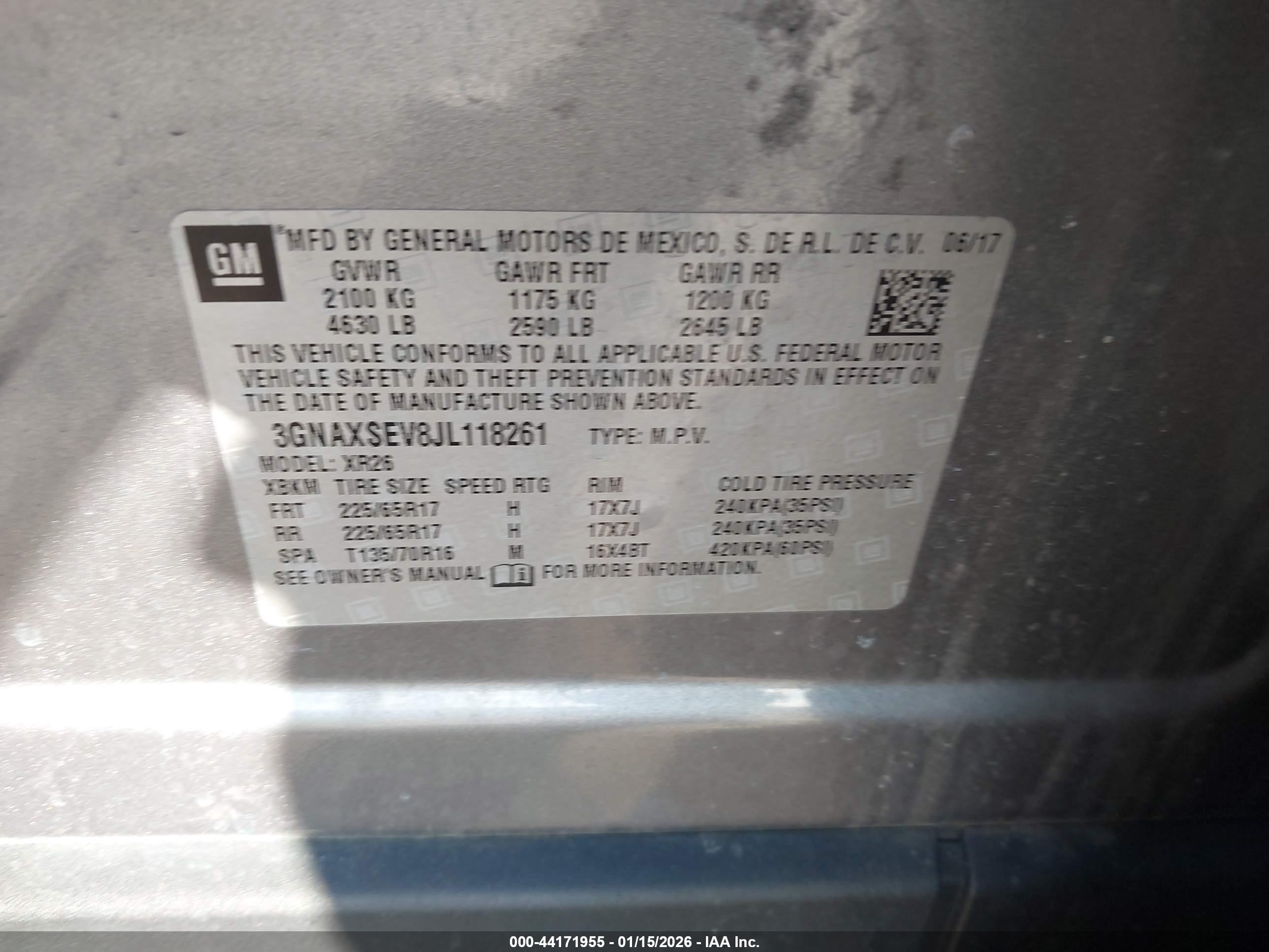 CHEVROLET EQUINOX image 9