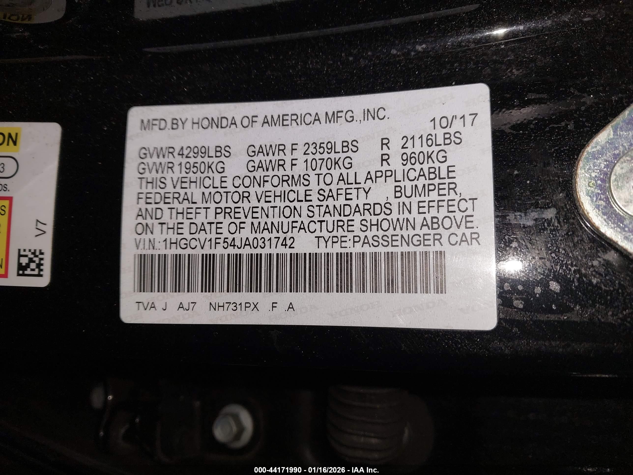HONDA ACCORD image 9