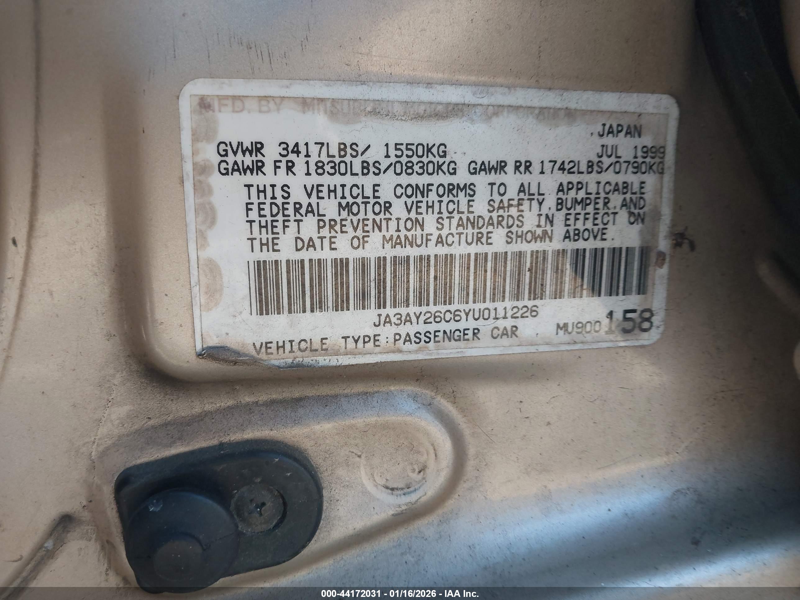 MITSUBISHI MIRAGE image 9