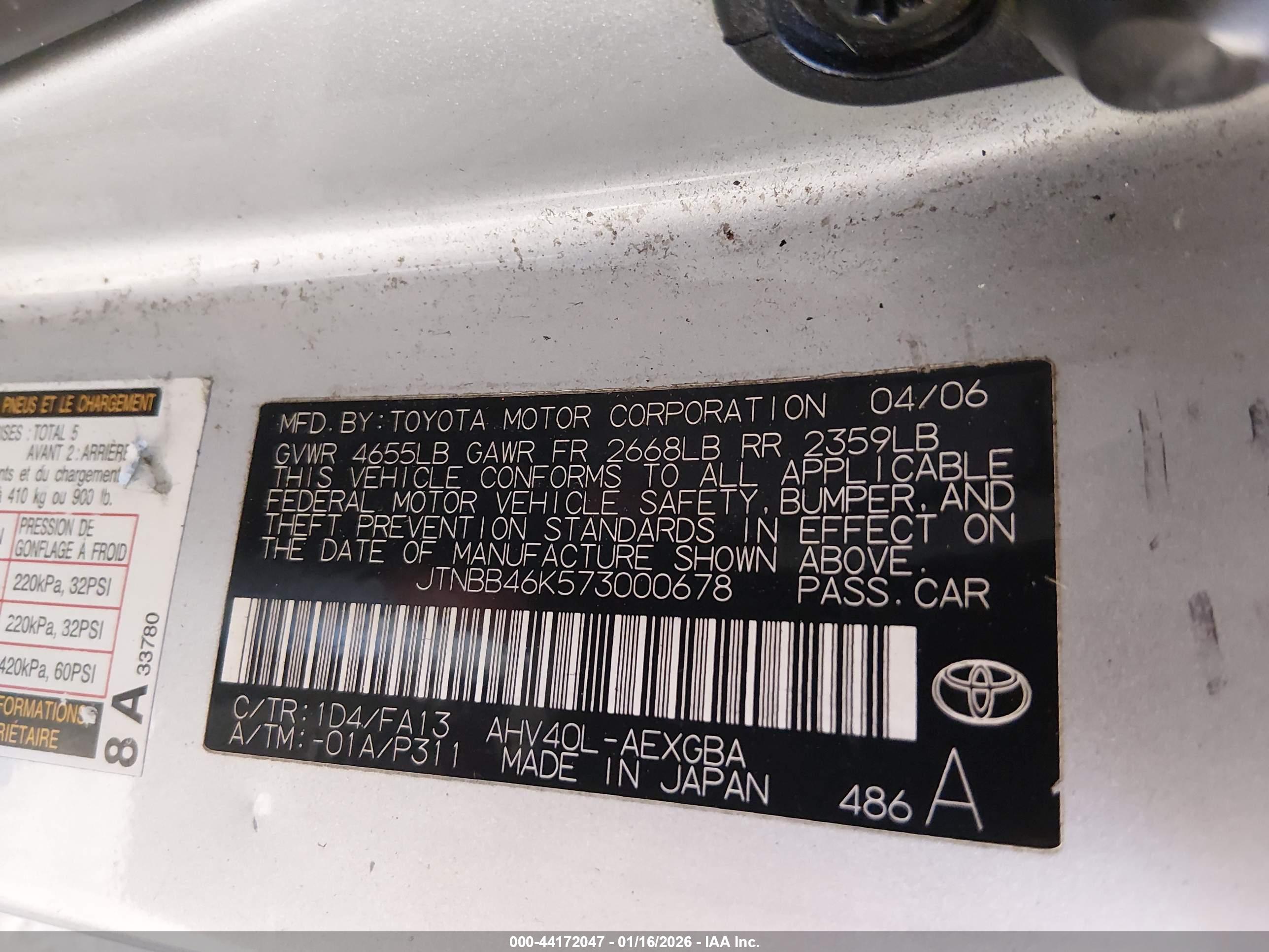 TOYOTA CAMRY image 9