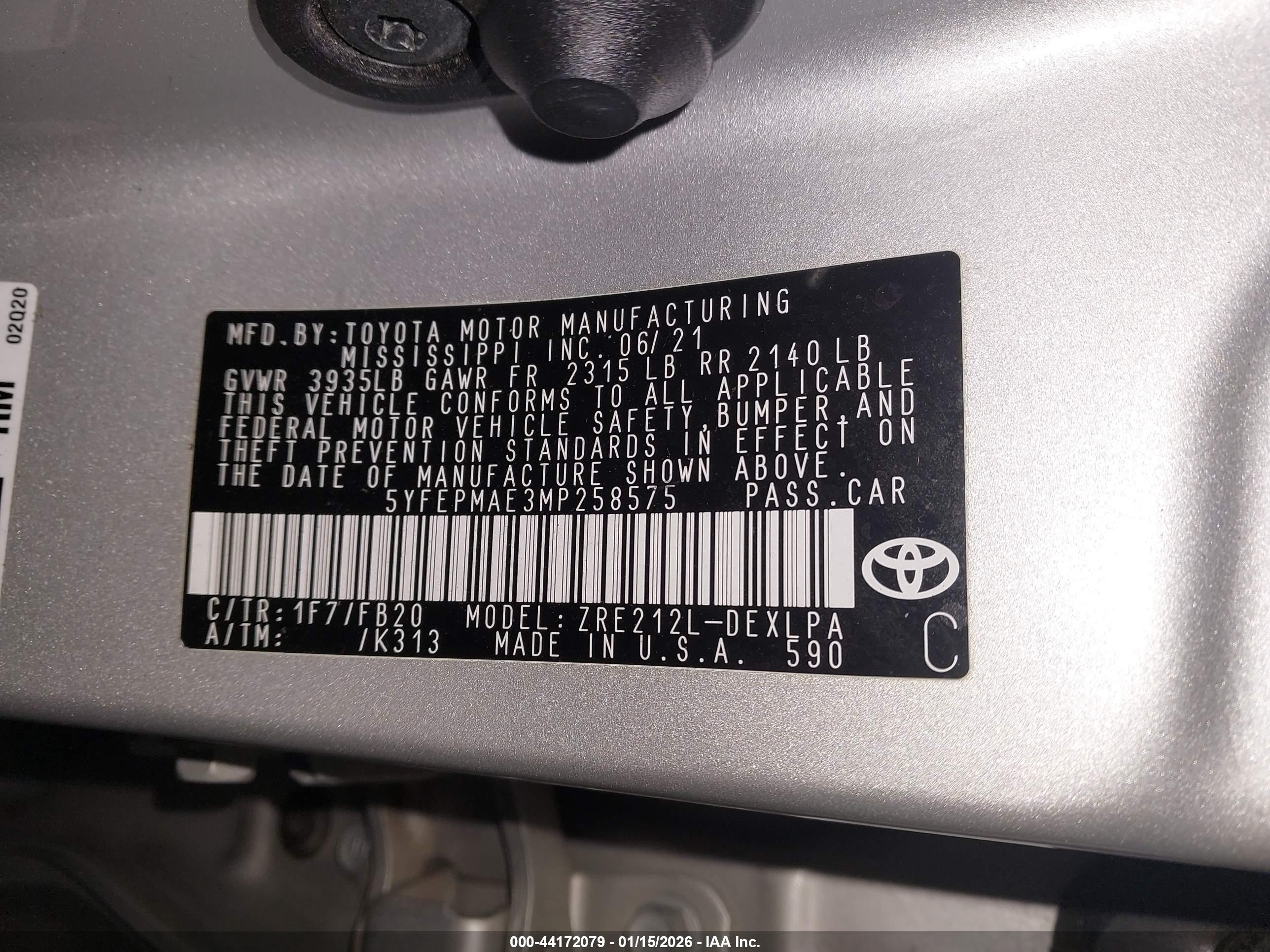 TOYOTA COROLLA image 9