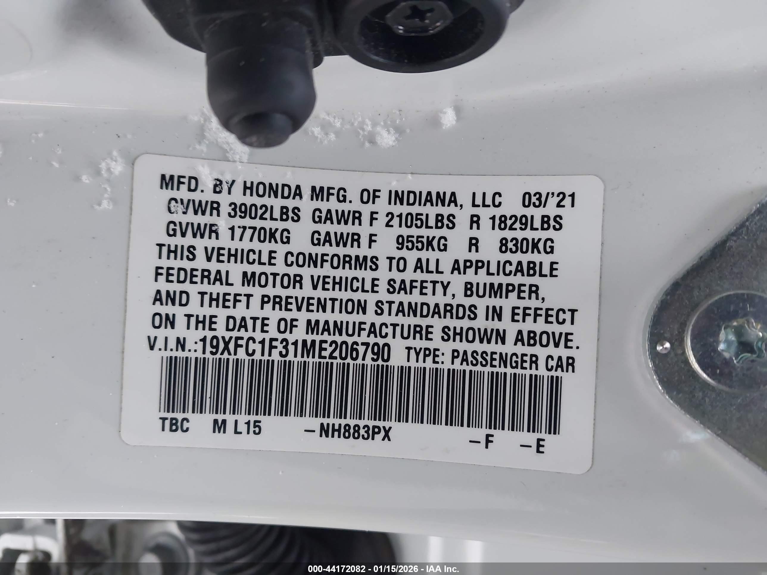 HONDA CIVIC image 9